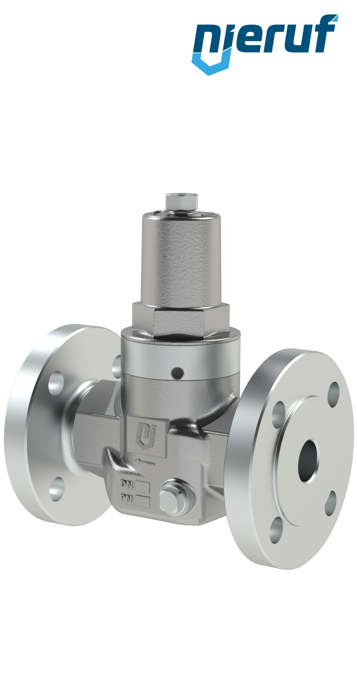 Piston-pressure reducing valve DN25 DM11 flange ANSI 150 stainless steel FPM / FKM 2.0 - 20.0 bar