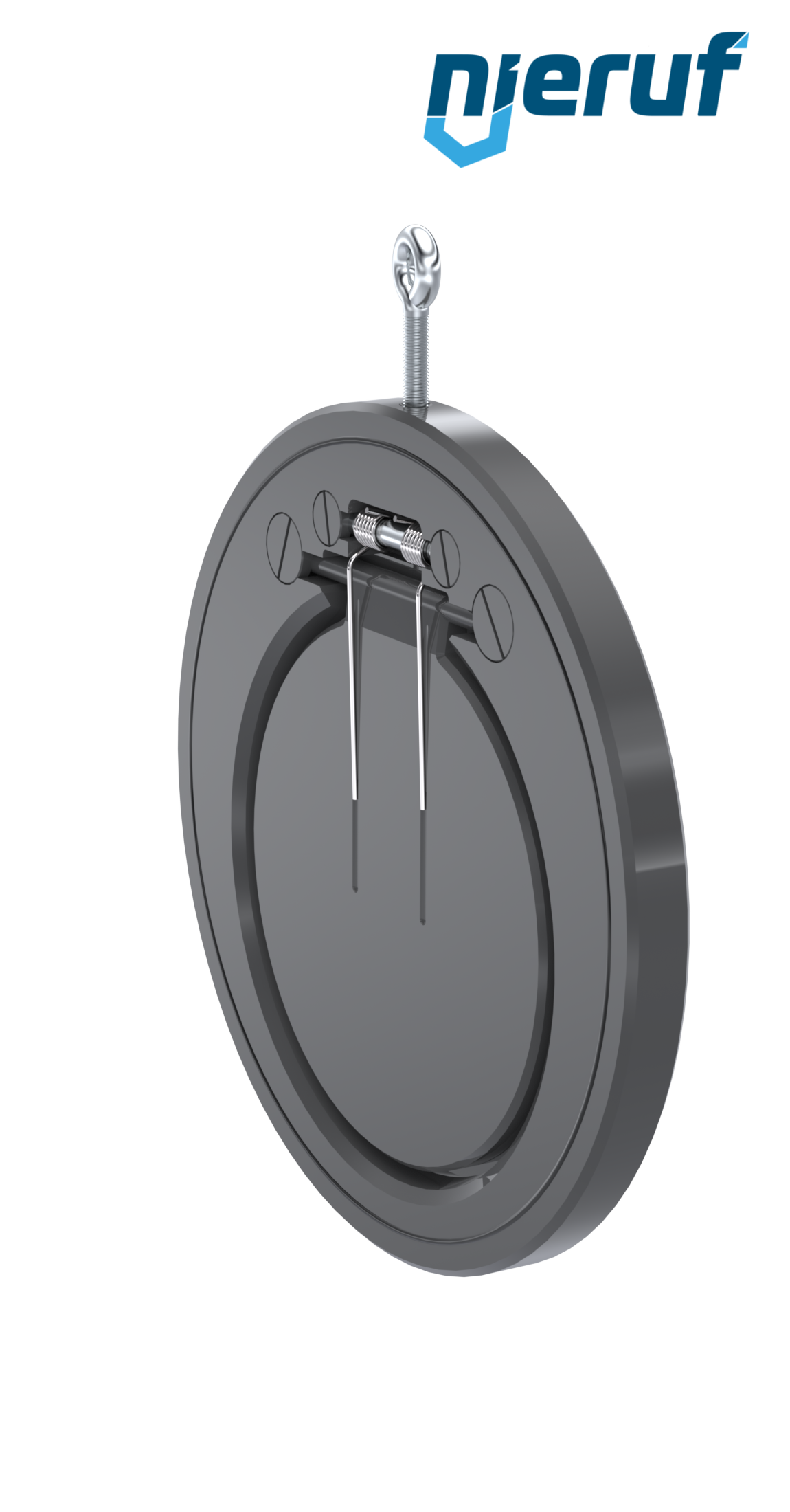swing check valve with spring DN200 ZR07 plastic PVC-U NBR