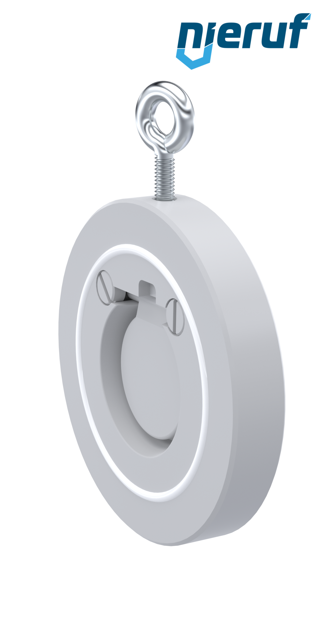 swing check valve DN40 ZR12 plastic PVDF PTFE