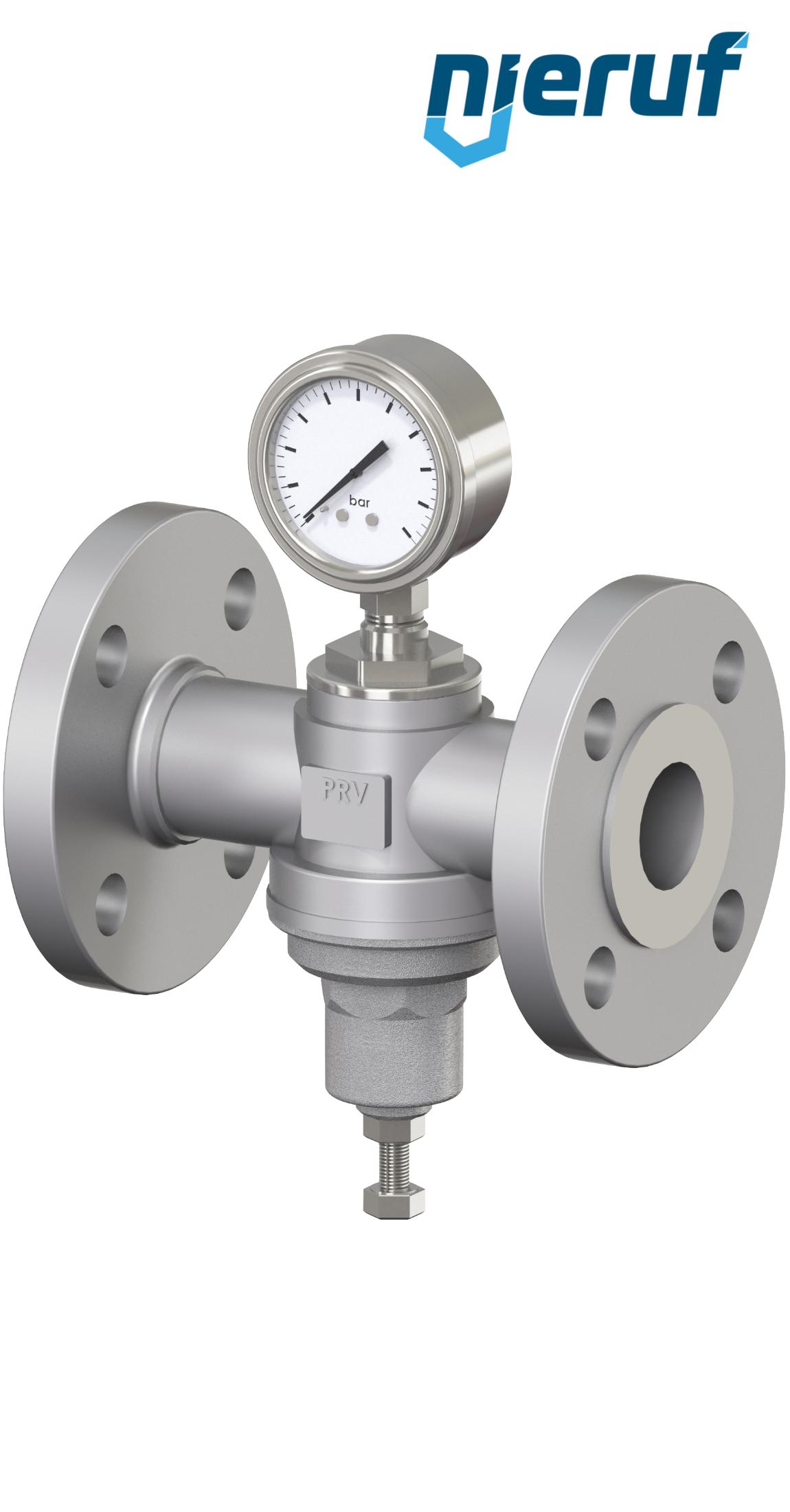 steam pressure reducing valve DN25 DM18 stainless steel 1.4408 4,0 -8,0 bar