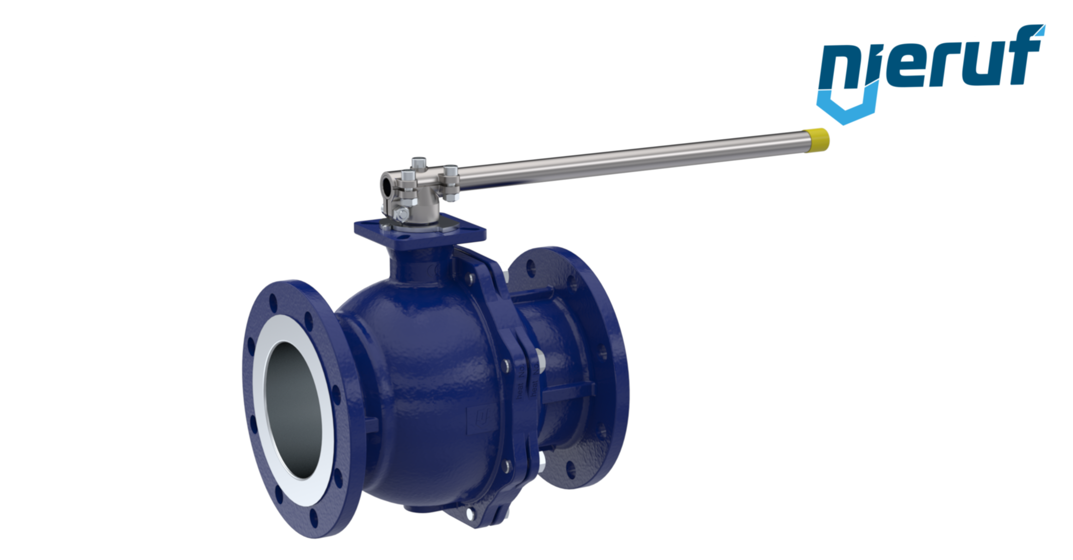 Steam-flange ball valve DN200 FK12 carbon steel 1.0619