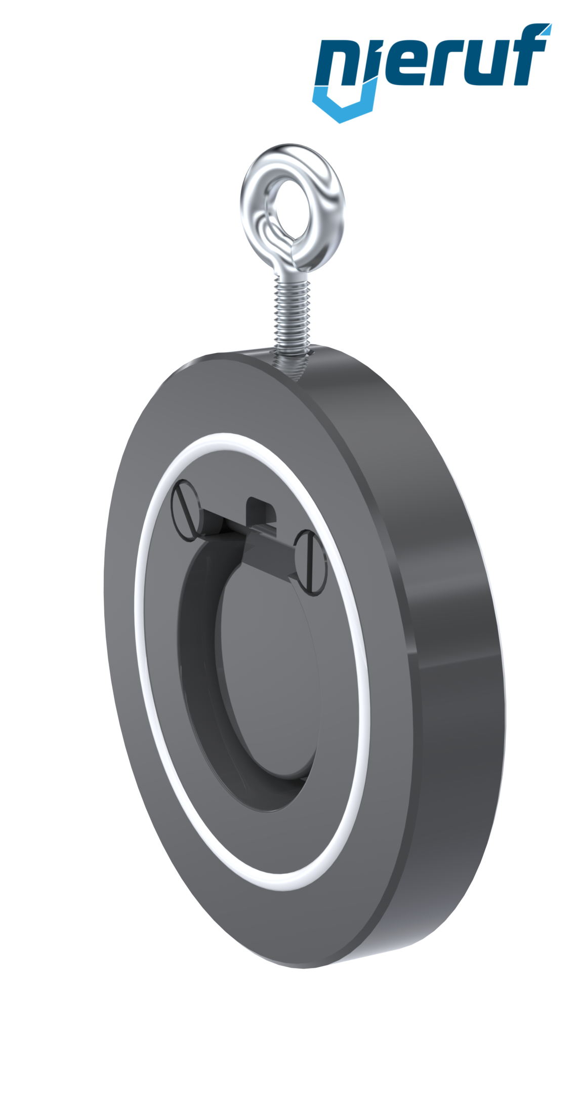 swing check valve DN40 ZR05 plastic PVC-U PTFE