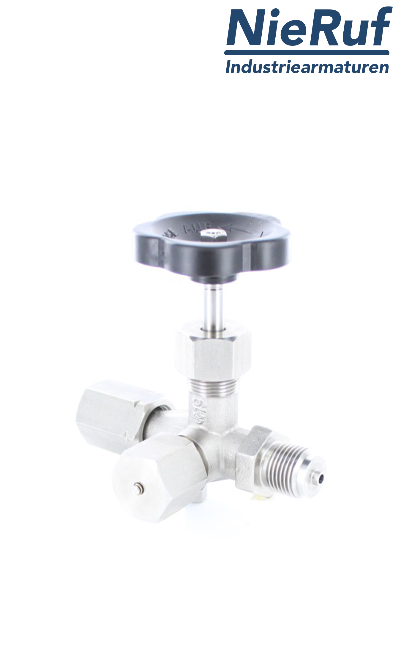 manometer gauge valves male thread x sleeve x test connector M20x1,5 DIN 16271 stainless steel 1.4571 400 bar