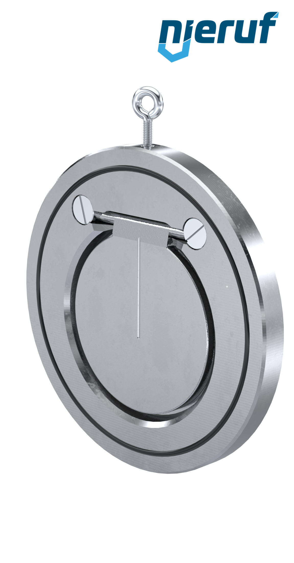 swing check valve DN125 ZR02 stainless steel A351 CF8M NBR