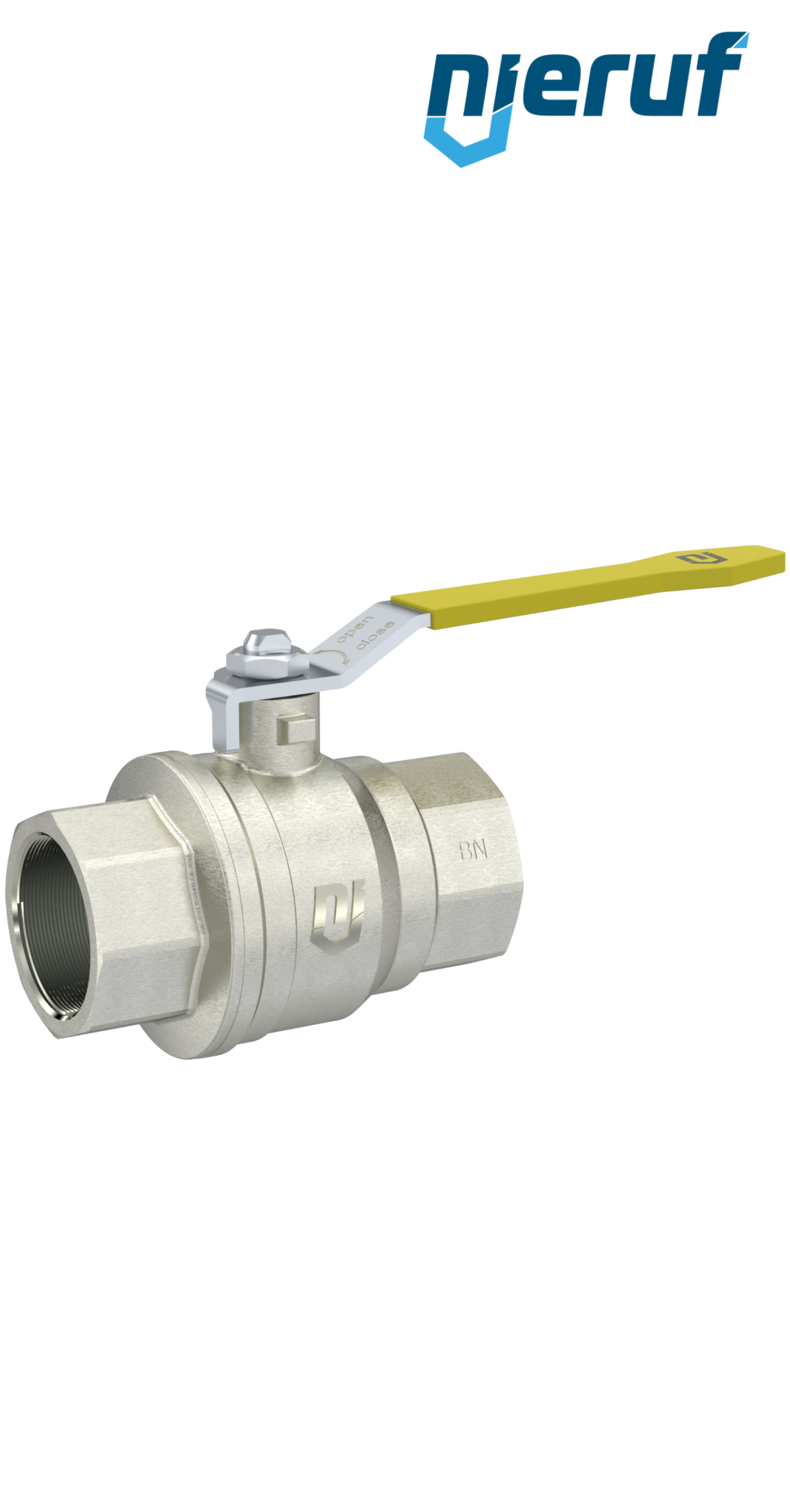 brass ball valve for gas DN32 - 1 1/4" inch GK14 female thread