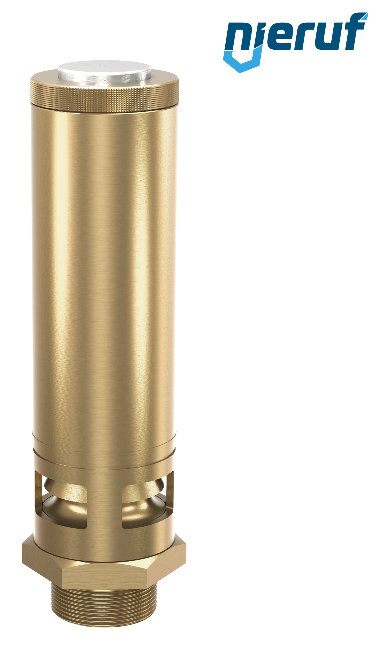 safety valve 1 1/2" m SV01 for air PTFE brass