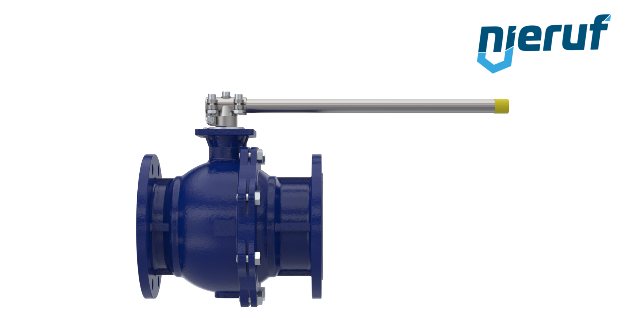 Gas-flange ball valve DN200 FK12 carbon steel 1.0619