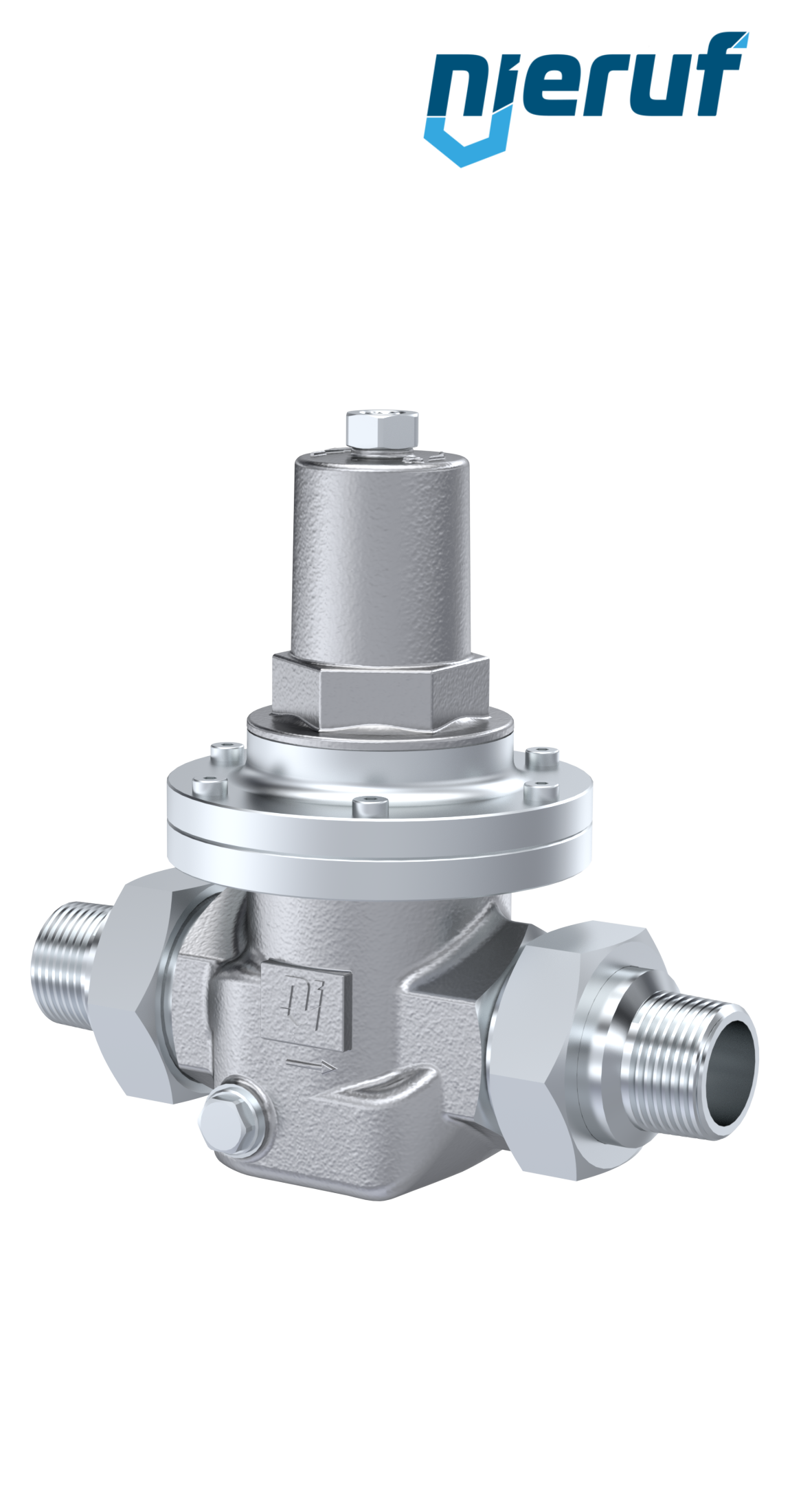 low-pressure reducing valve male thread 1" Inch DM19 stainless steel EPDM FDA 0.2 - 2.0 bar