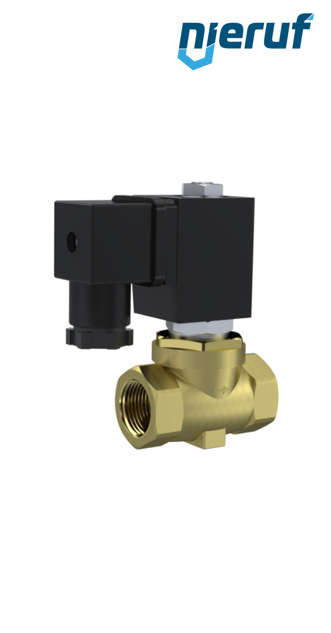 Solenoid valve G 3/8" Inch brass MV04 FKM 230V 50Hz