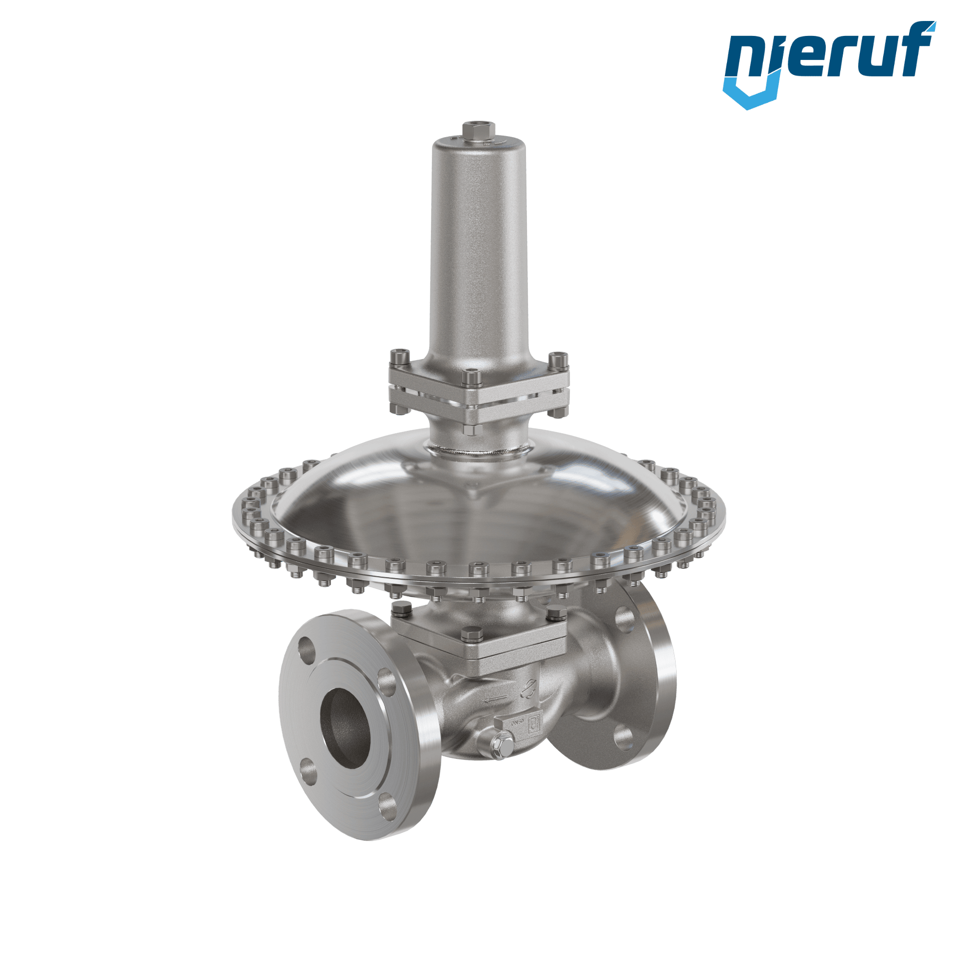 Millibar overflow valve flange ANSI 150 DN50 UV17 stainless steel FKM / PTFE 50 - 500 mbar