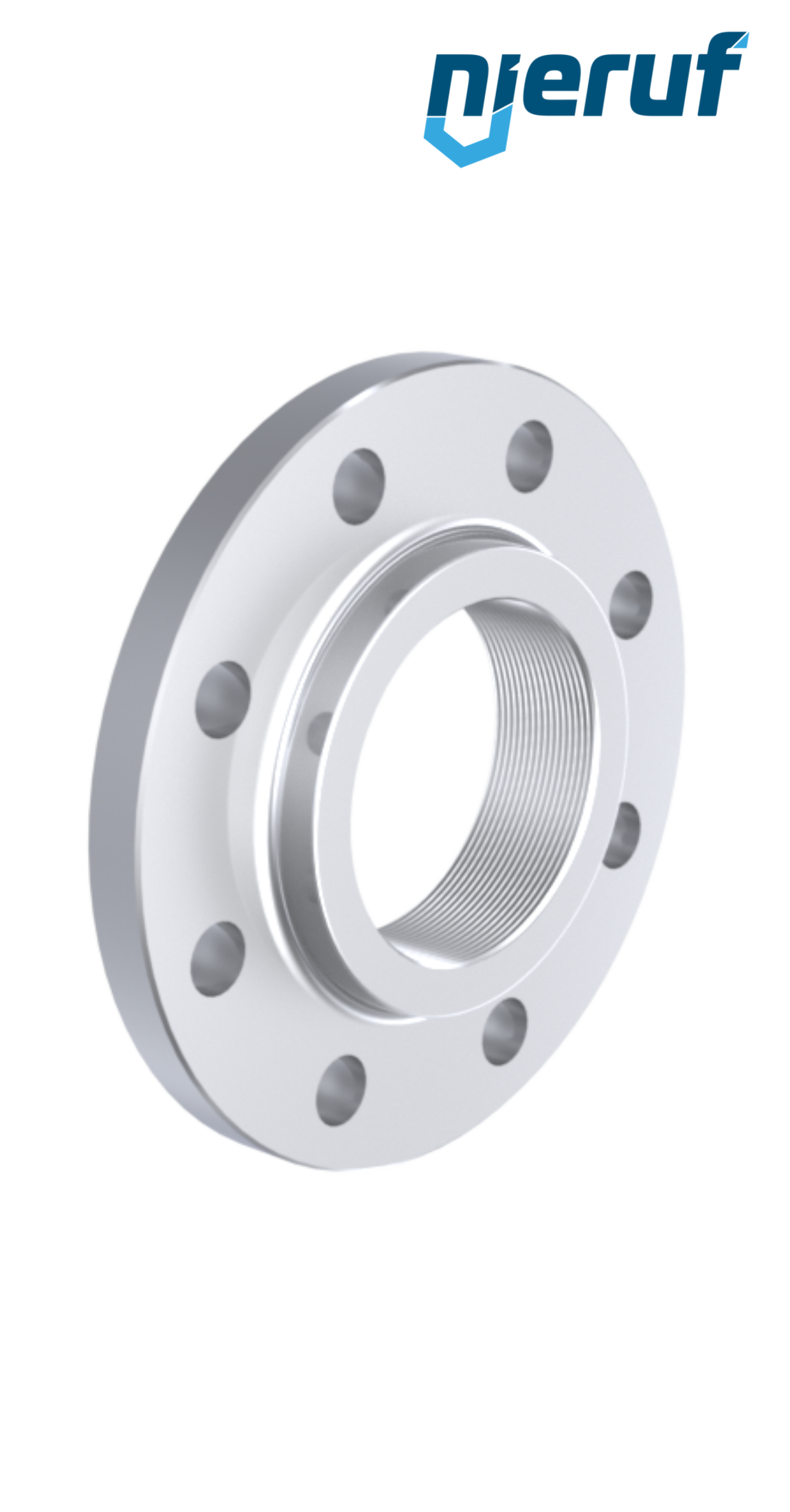Threaded flange DN32 PN16/40 EN1092-1 13 B1 C22.8 / P250GH bare