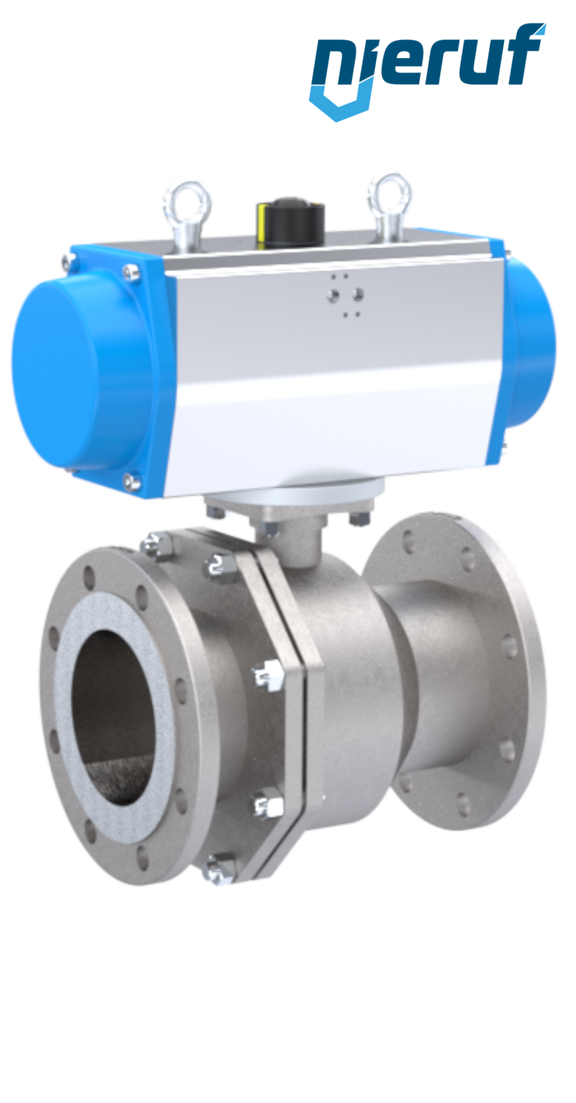 ball valve with actuator DN125 PK05 pneumatic actuator single acting