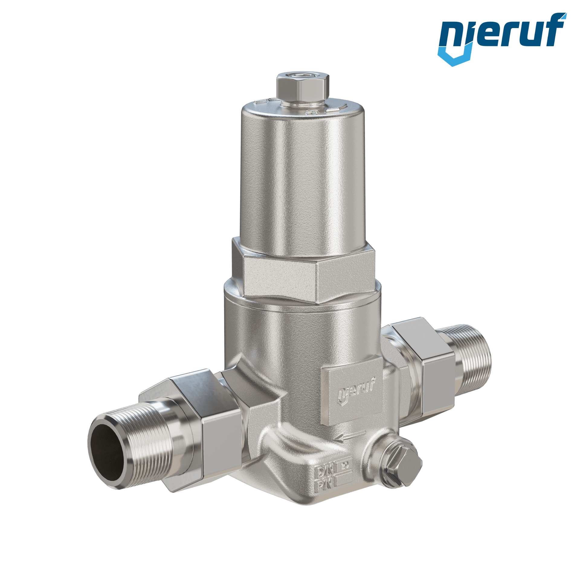 pressure reducing valve male thread 3/4" Inch DM19 stainless steel EPDM FDA 0.5 - 9.0 bar