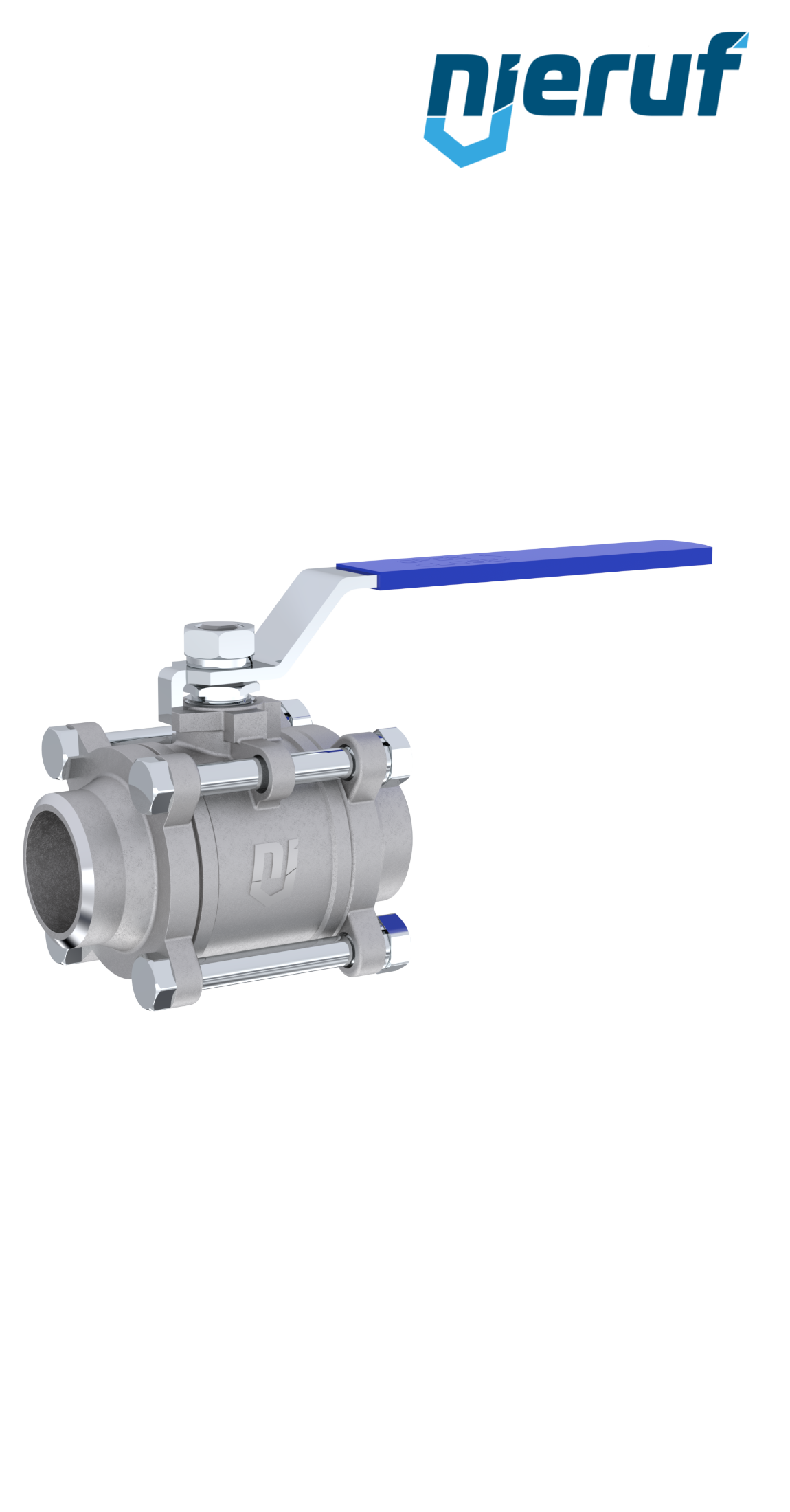 ball valve made of stainless steel DN10 - 3/8" inch GK04 with butt weld