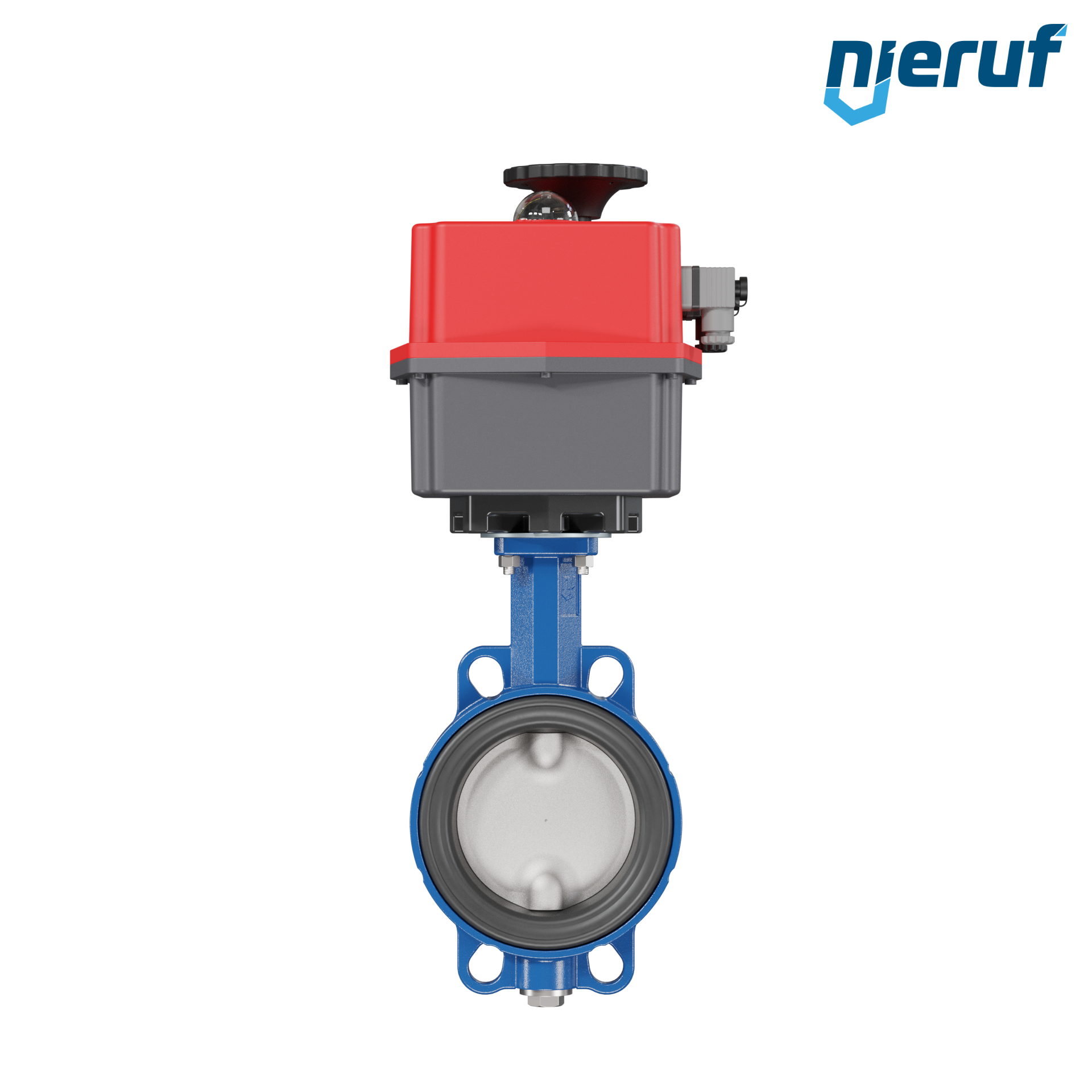 Butterfly valve DN 125 Wafer type electric actuator 24-240V DVGW drinking water