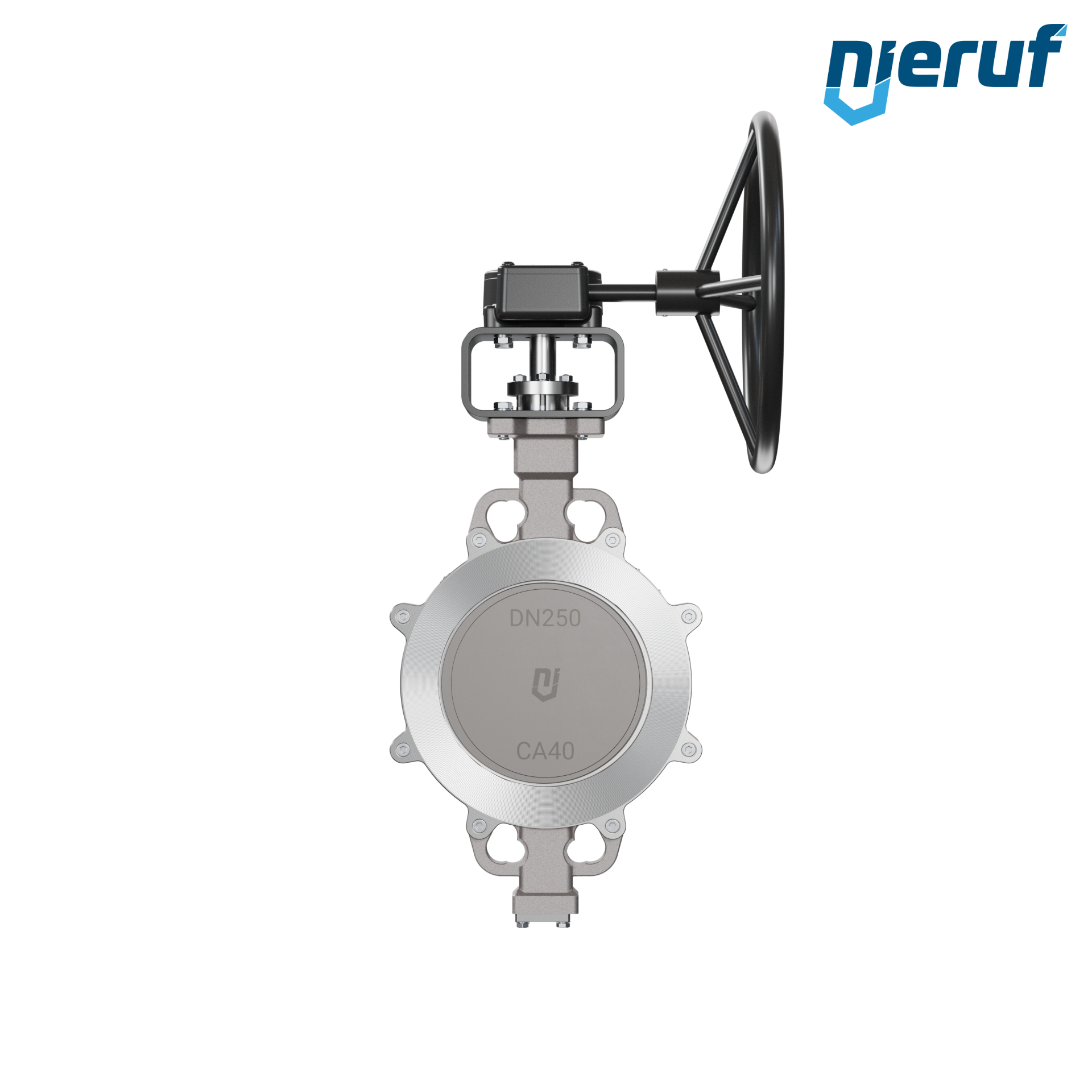 Triple offset butterfly-valve stainless steel AK13 DN 250 PN10-40 ANSI150-300 worm gear