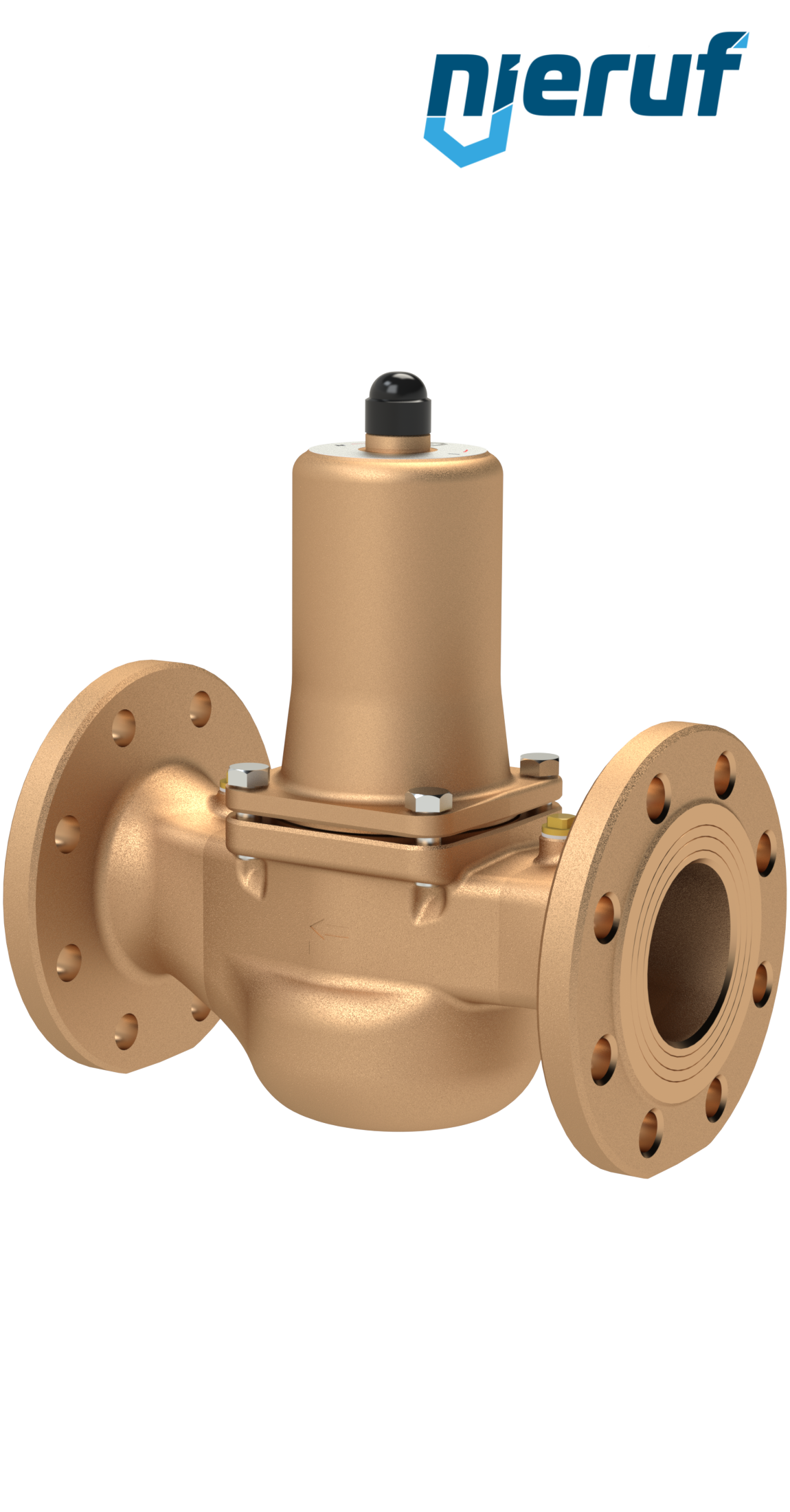 Flange-pressure reducing valve DN 80 PN16 DM05 gunmetal/brass EPDM 1.0 - 8.0 bar