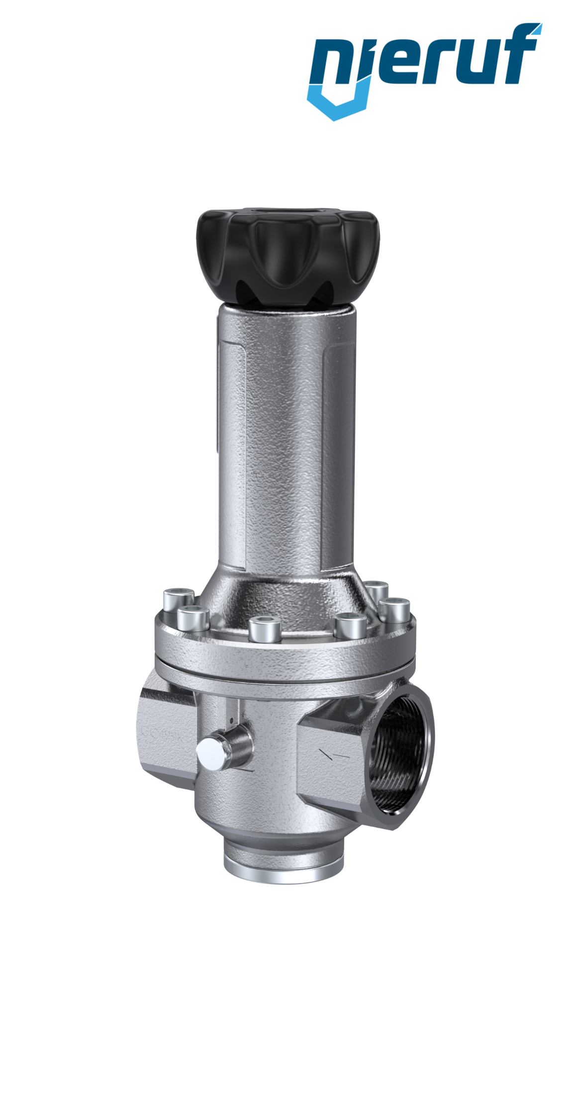 precision-pressure reducing valve with secondary venting 1 1/2" inch DM15 stainless steel EPDM 0.5 - 15 bar