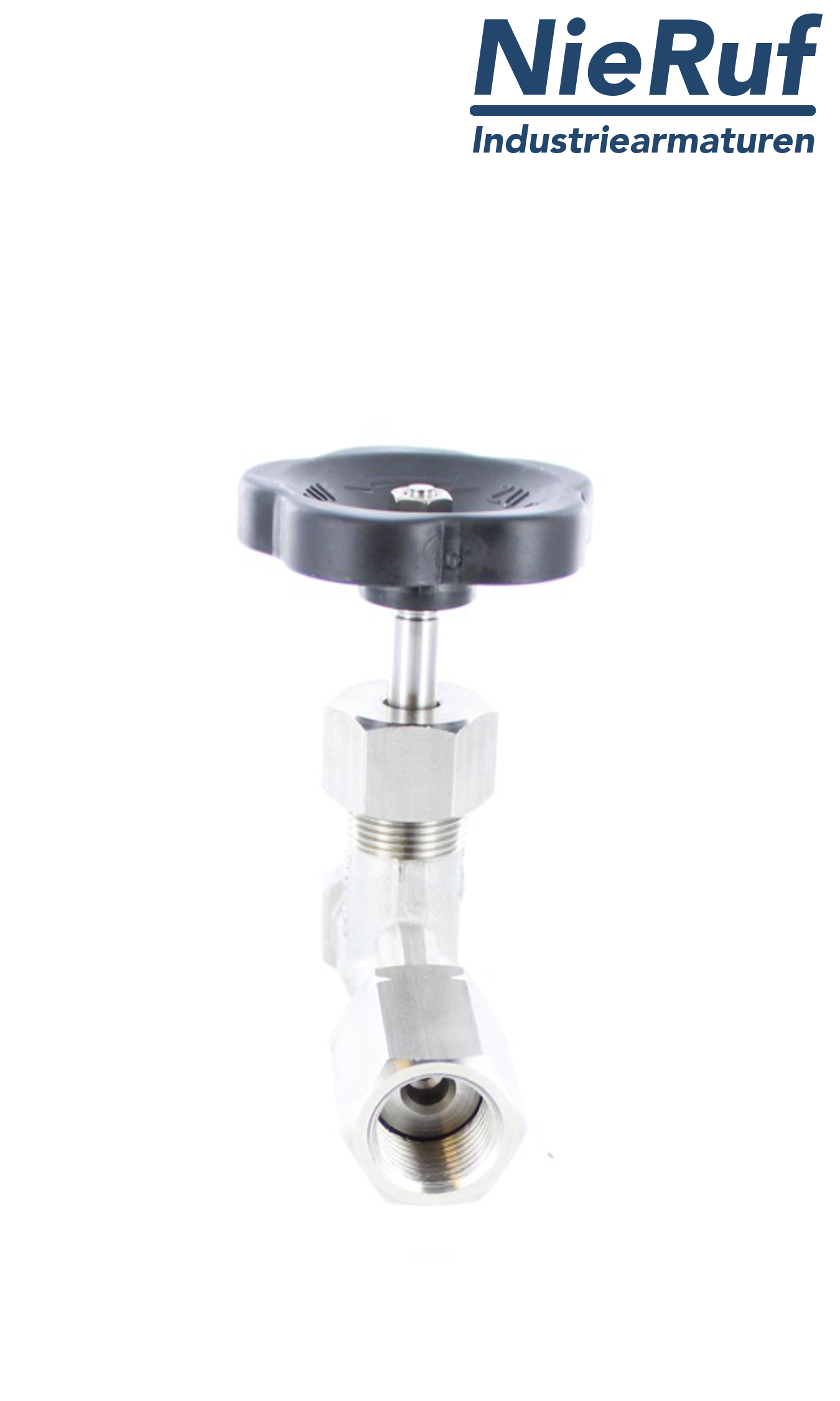 manometer gauge valves male thread x adapter for instrument holder with nut adjustable DIN 16270 stainless steel 1.4571 400 bar