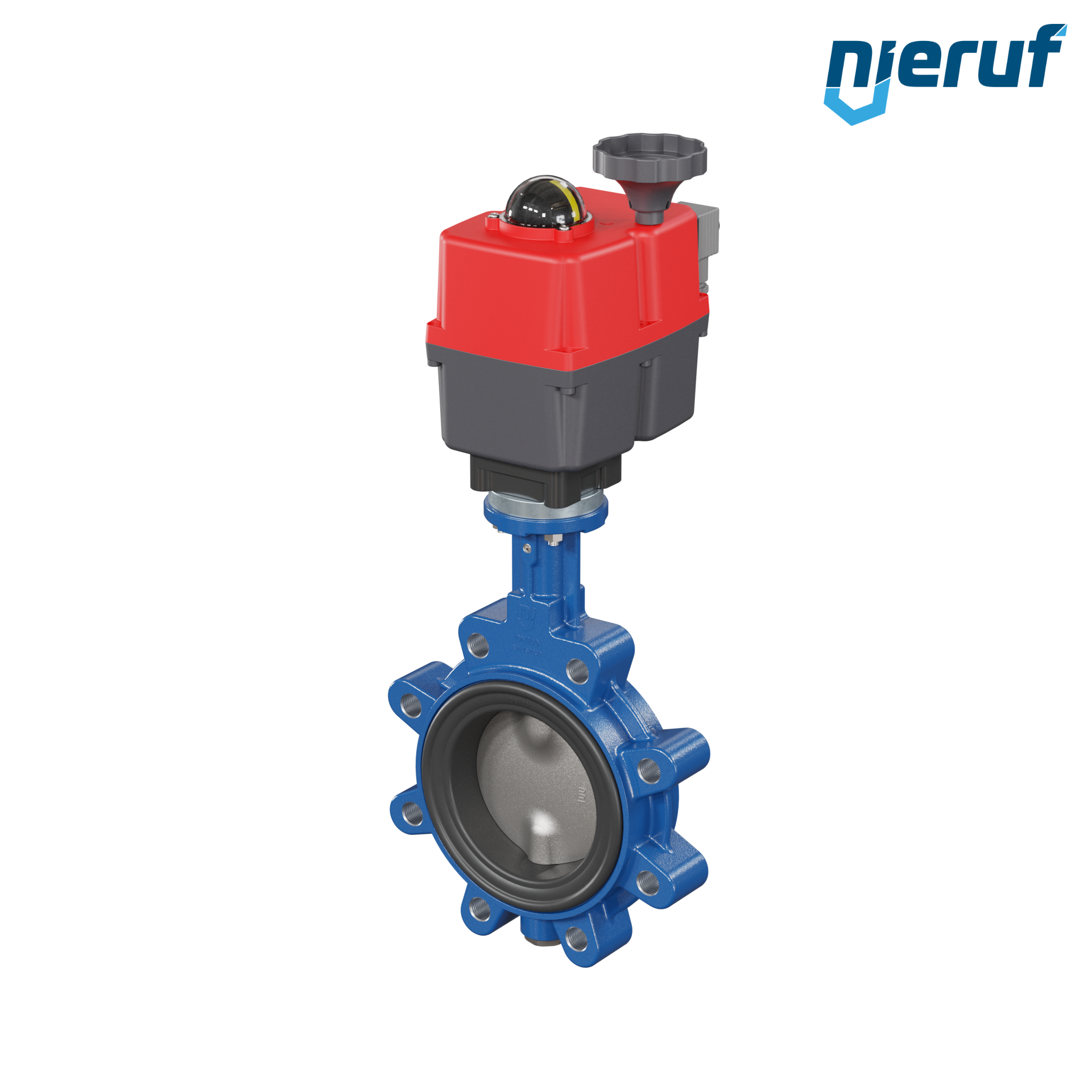 Butterfly valve DN 100 Lug type electric actuator 24-240V FPM