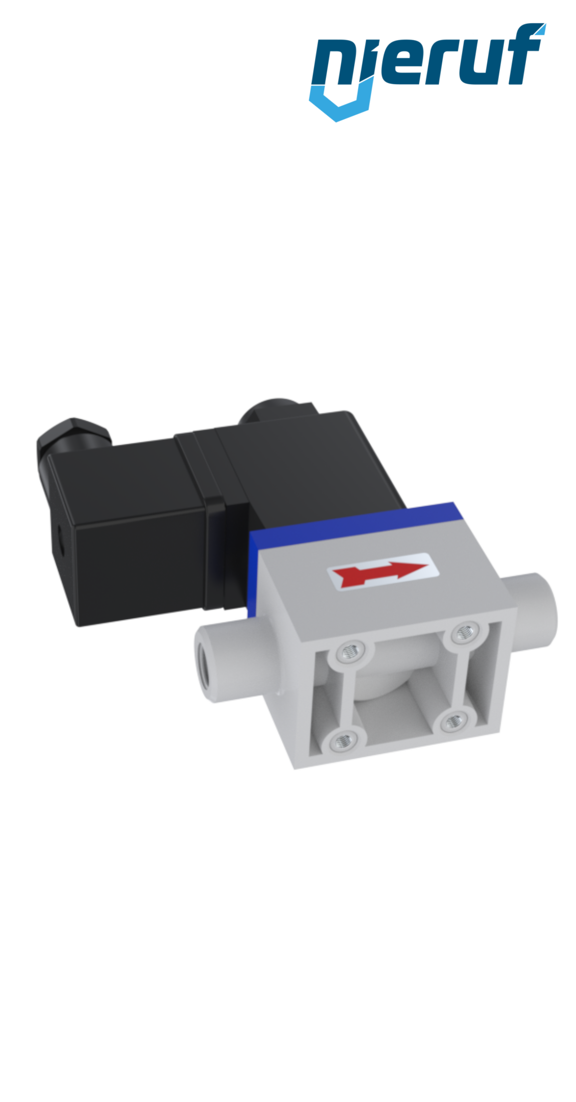 PVC-Solenoid valve DN4,0 KV02 EPDM 24V DC