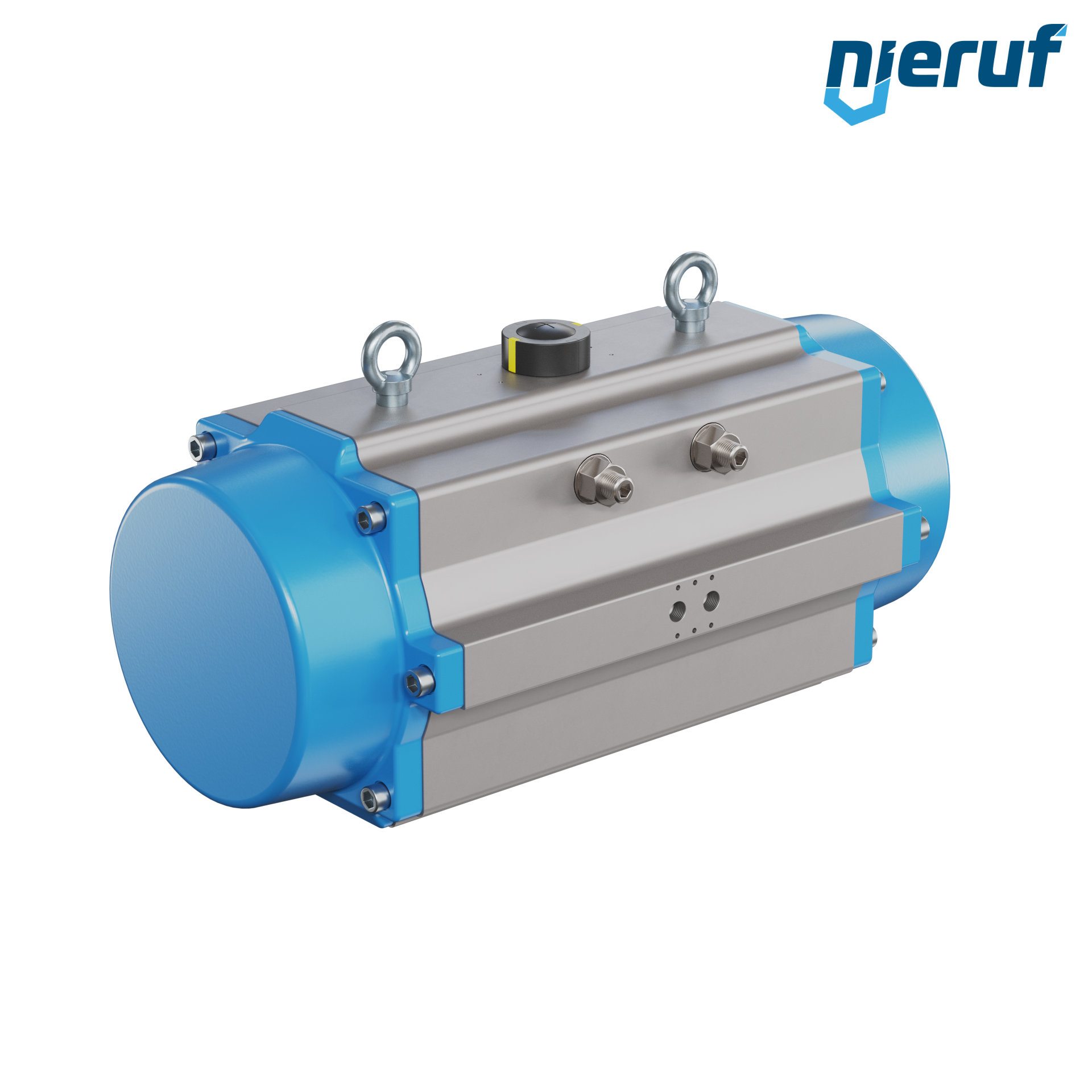 pneumatic actuator AN02 single acting, normally open GS-300 90° with 7 springs