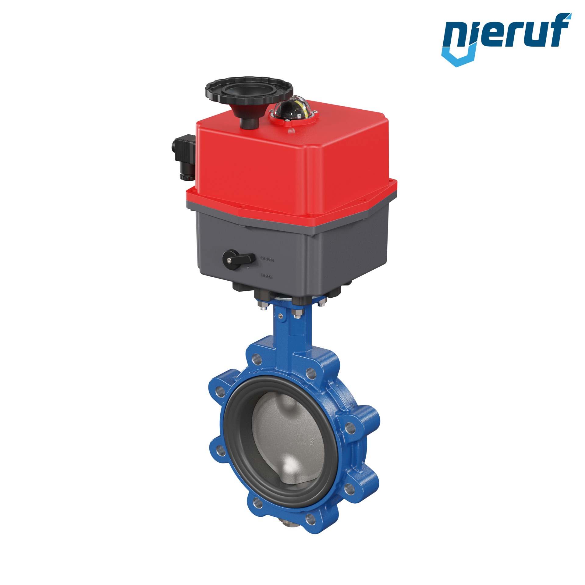 Butterfly valve DN 125 Lug type electric actuator 24-240V DVGW drinking water