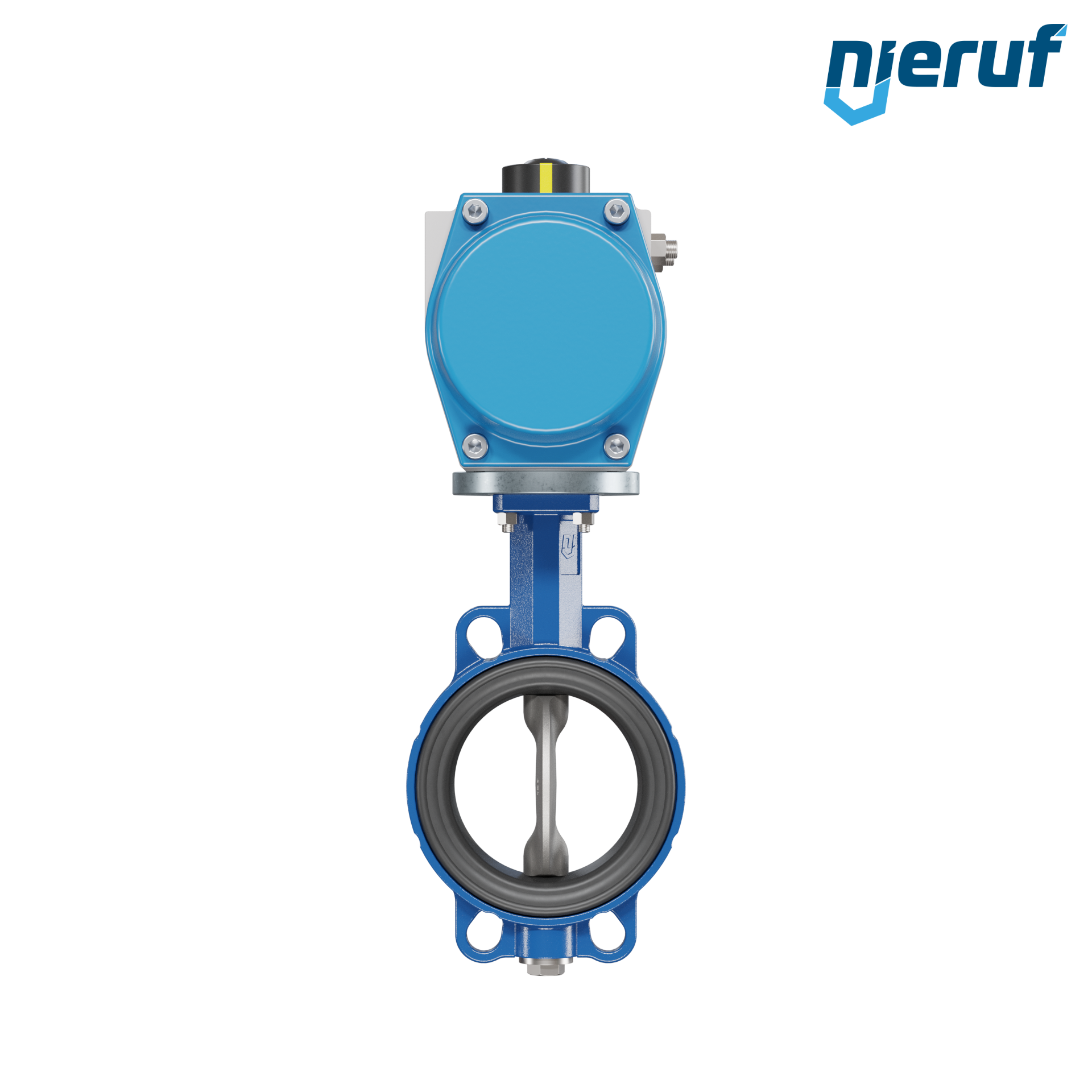 Butterfly valve DN 125 AK01 EPDM DVGW drinking water, WRAS, ACS, W270 pneumatic actuator single acting normally open