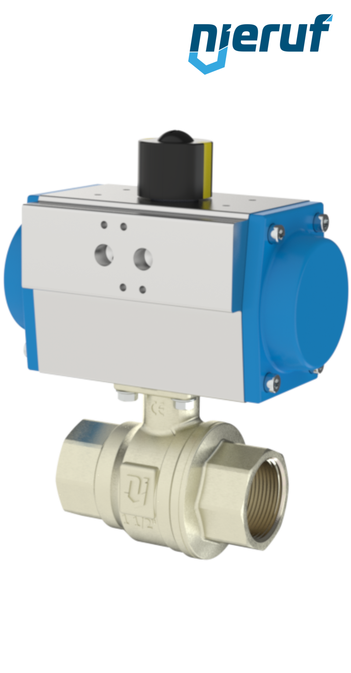 automatic ball valves DN15 - 1/2" inch pneumatic actuator single acting PK01