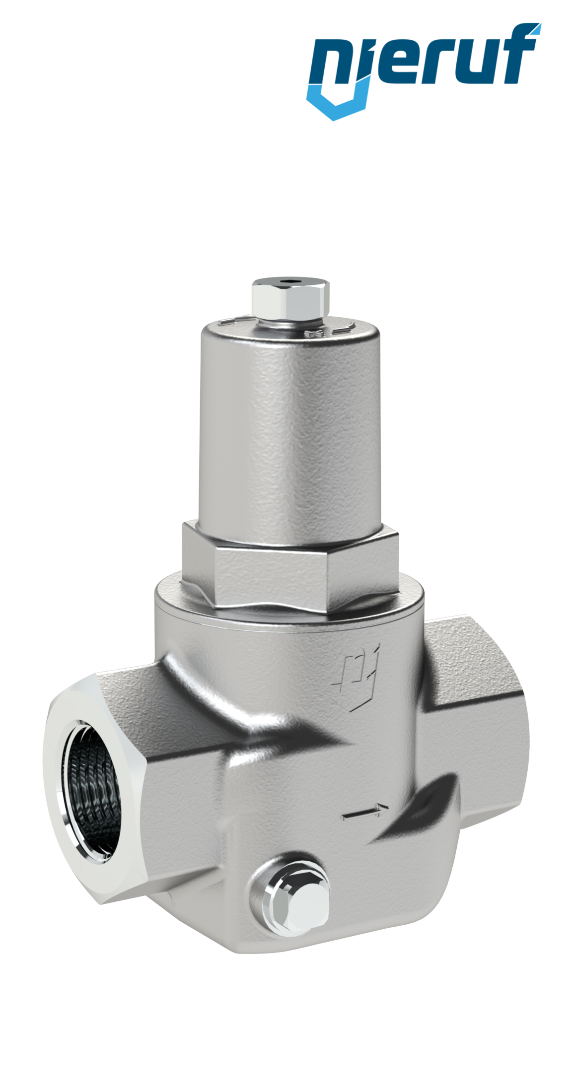 steam pressure reducing valve 1/2" Inch DM21 stainless steel PTFE / EPDM / FEPM 2.0 - 5.0 bar