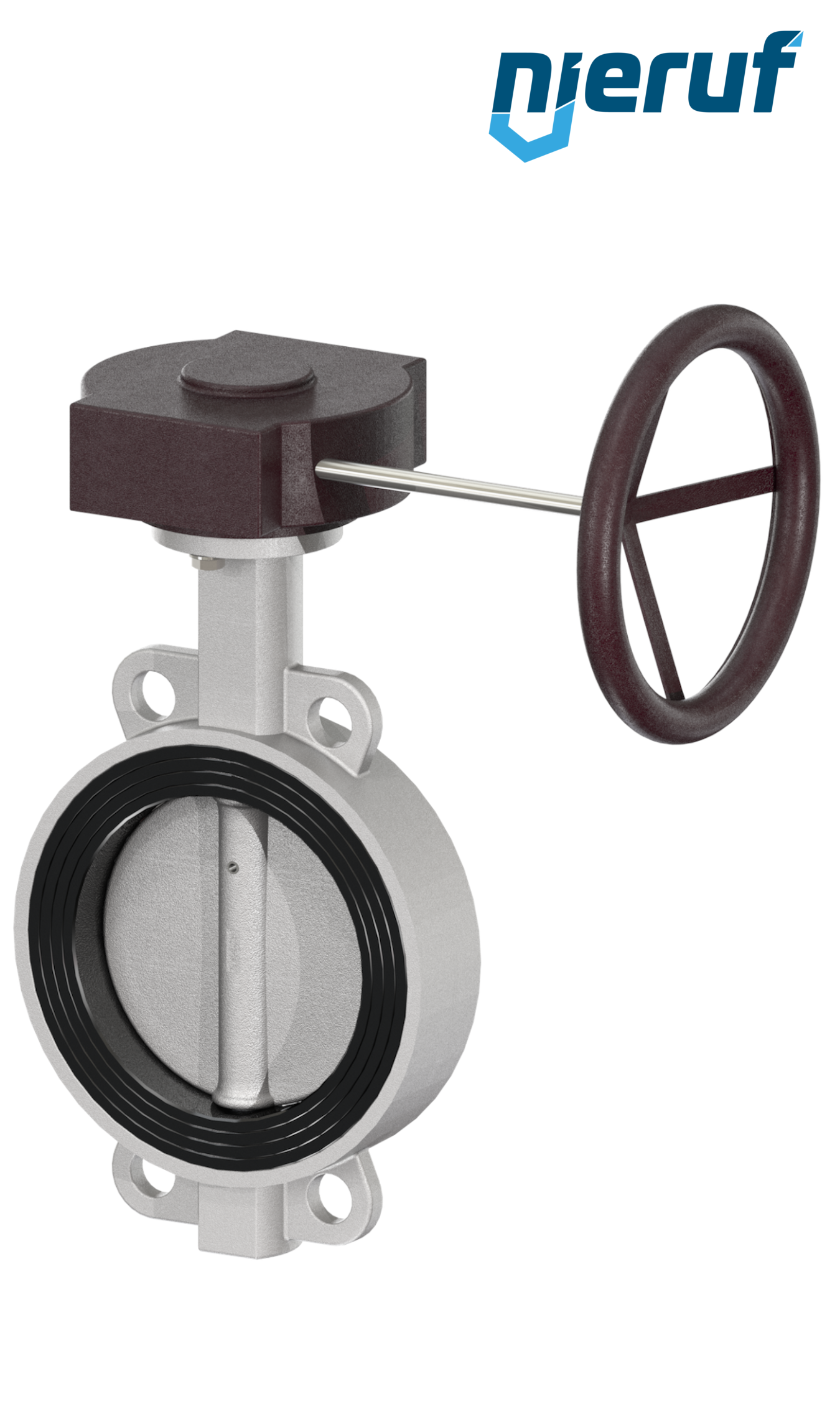 Butterfly-valve-stainless-steel DN 65 PN16 AK08 EPDM gearbox