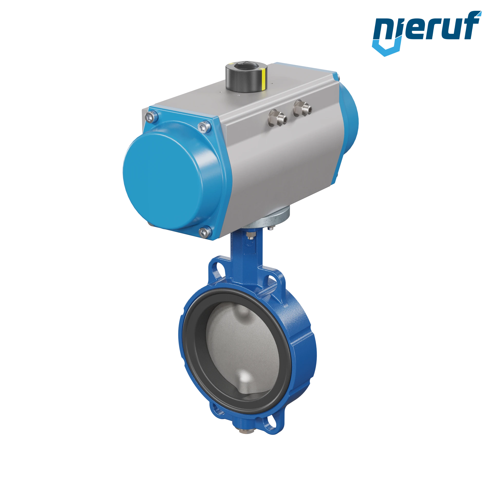 Butterfly valve DN 150 AK01 EPDM high temperature & FDA pneumatic actuator single acting normally closed