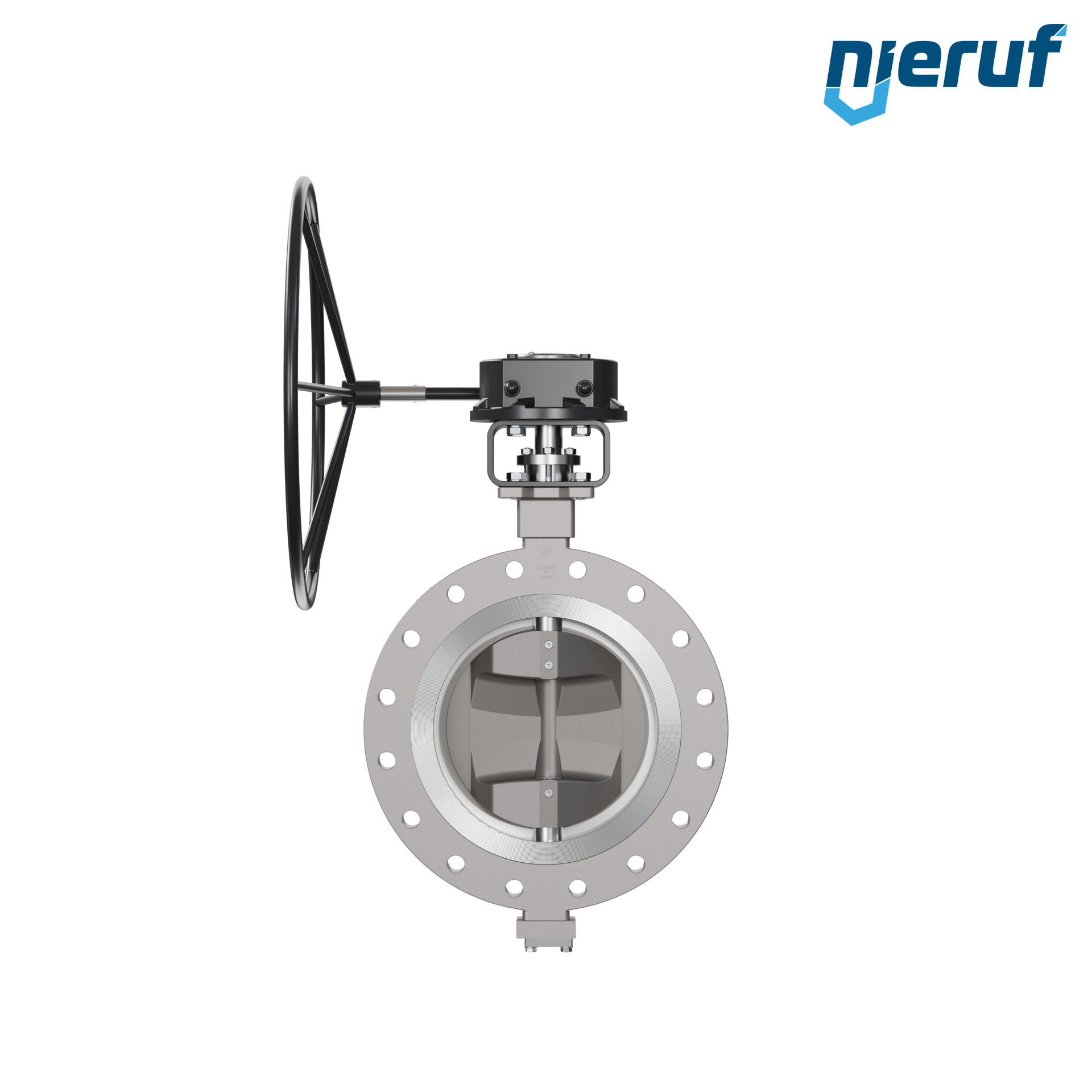 Triple offset butterfly-valve stainless steel AK14 DN 400 ANSI150 worm gear
