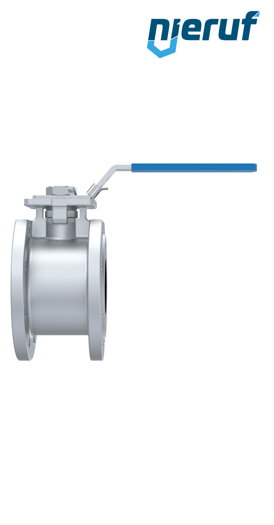 Compact ball valve DN80 PN40 FK04 stainless steel 1.4408