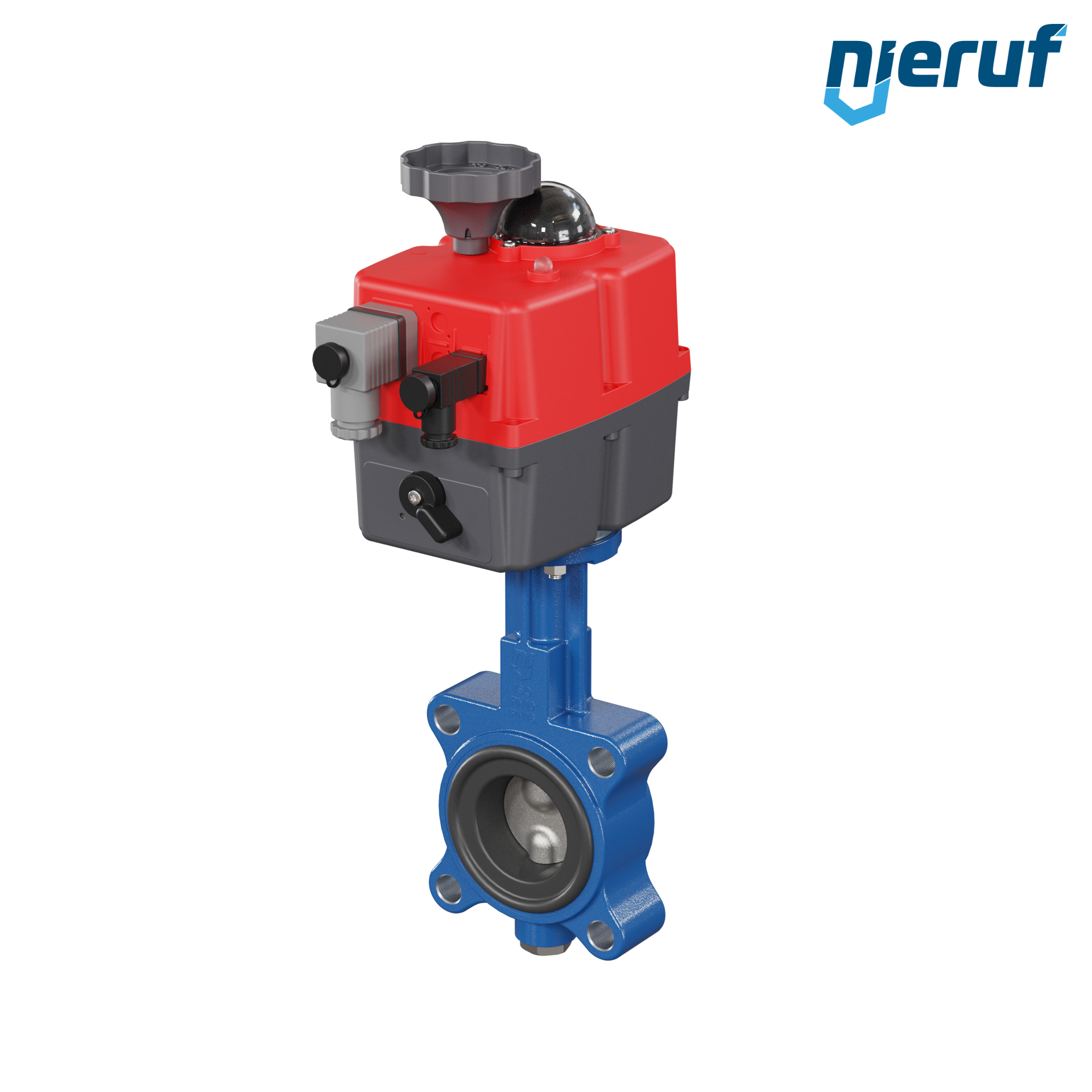 Butterfly valve DN 50 Lug type electric actuator 24-240V DVGW drinking water