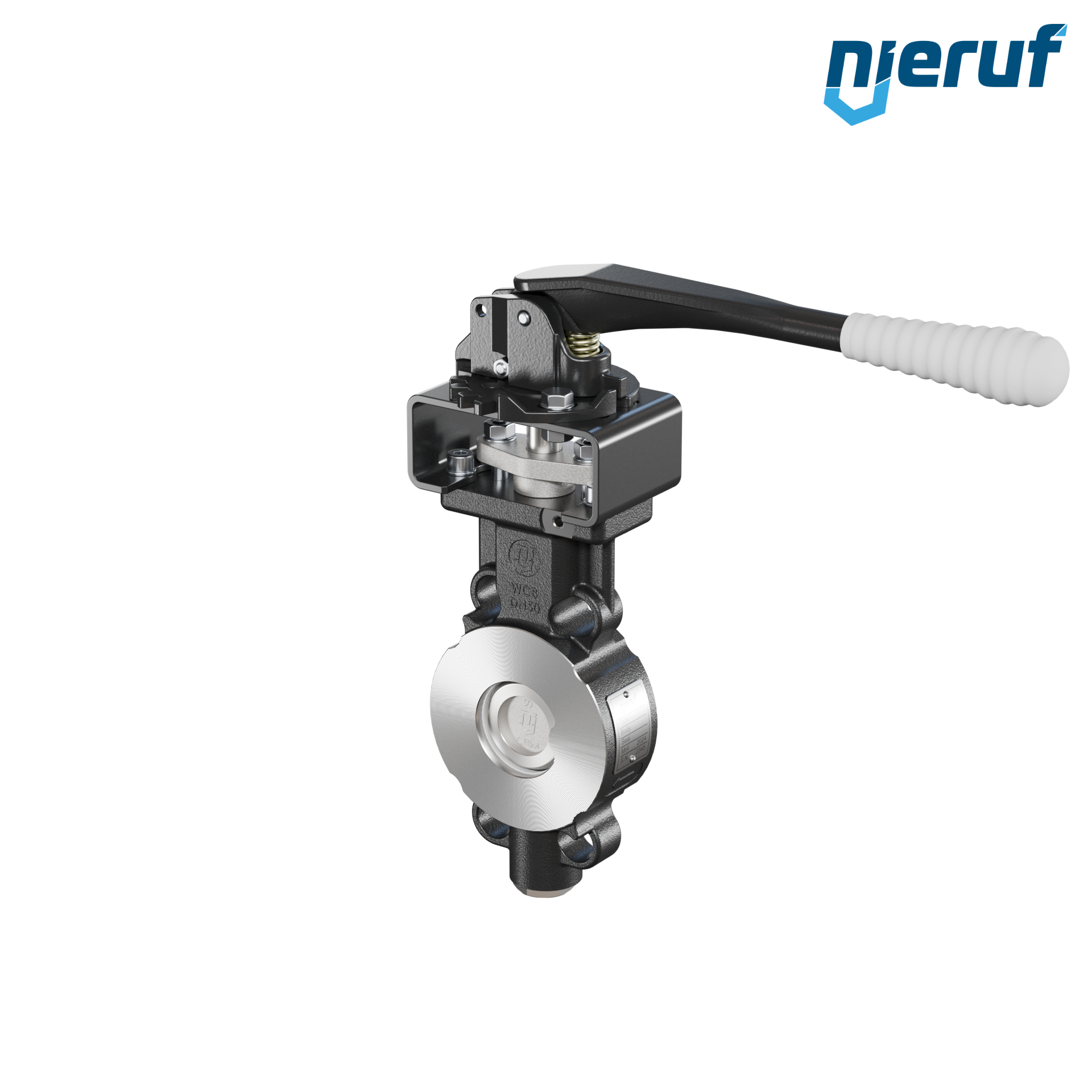 Double offset butterfly-valve AK11 DN 50 PN10-40 ANSI150-300 lever
