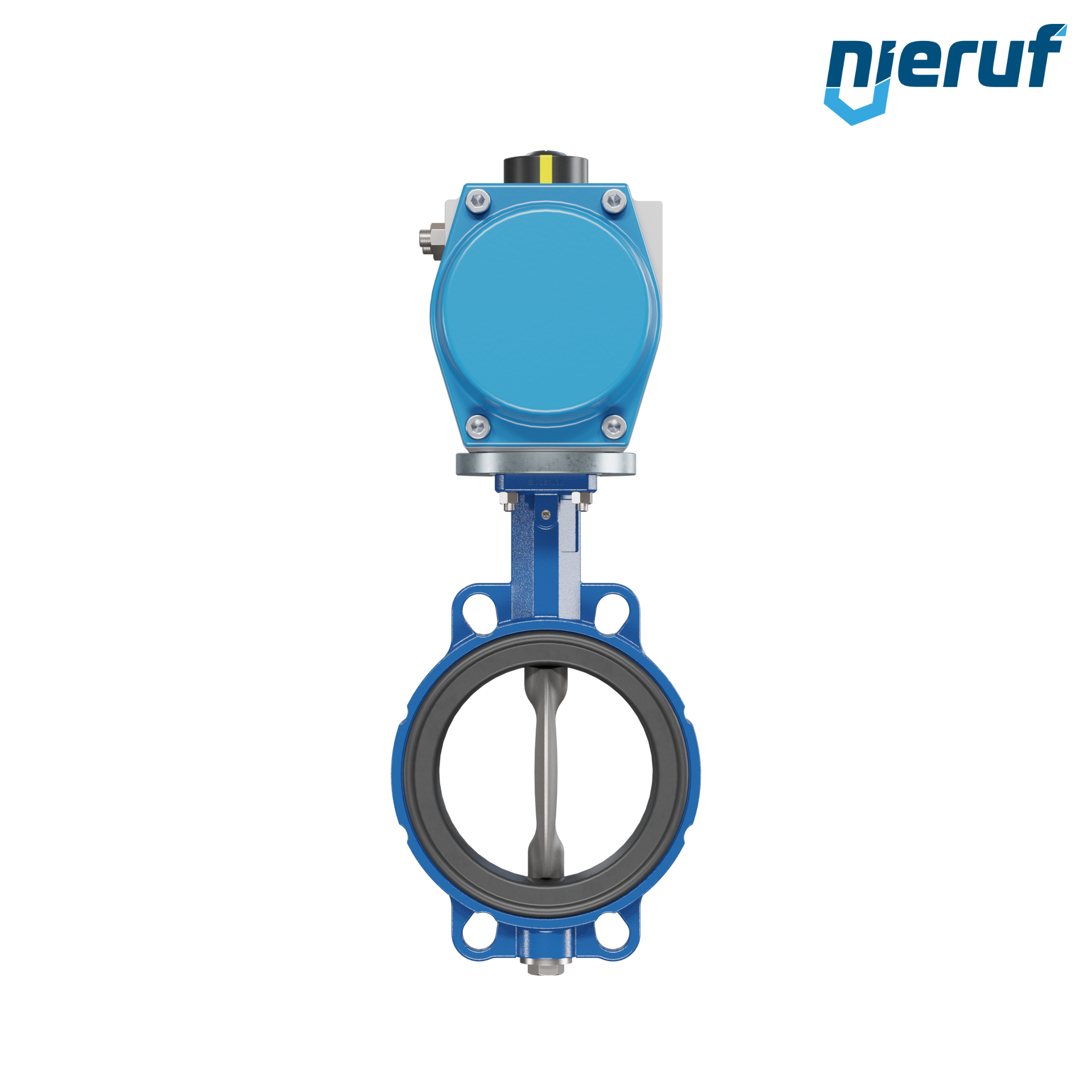 Butterfly valve DN 150 AK01 EPDM DVGW drinking water, WRAS, ACS, W270 pneumatic actuator single acting normally open