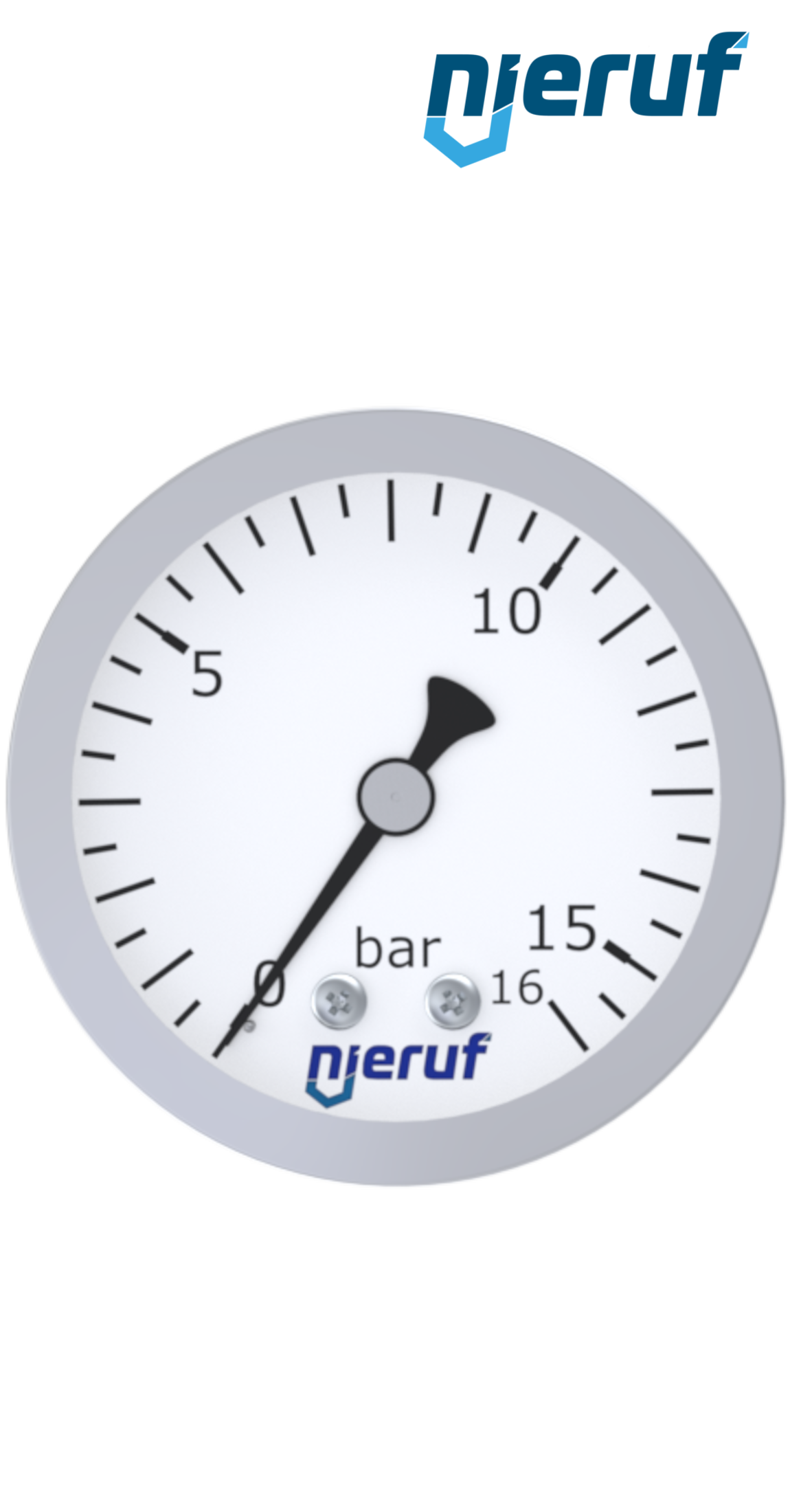pressure gauge G 1/4" axial 63 mm stainless steel MM06 0 - 6,0 bar