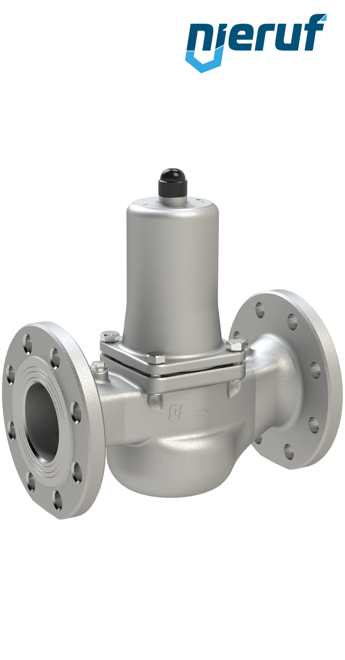 Flange-pressure reducing valve DN 65 PN40 DM07 stainless steel EPDM 1.0 - 8.0 bar