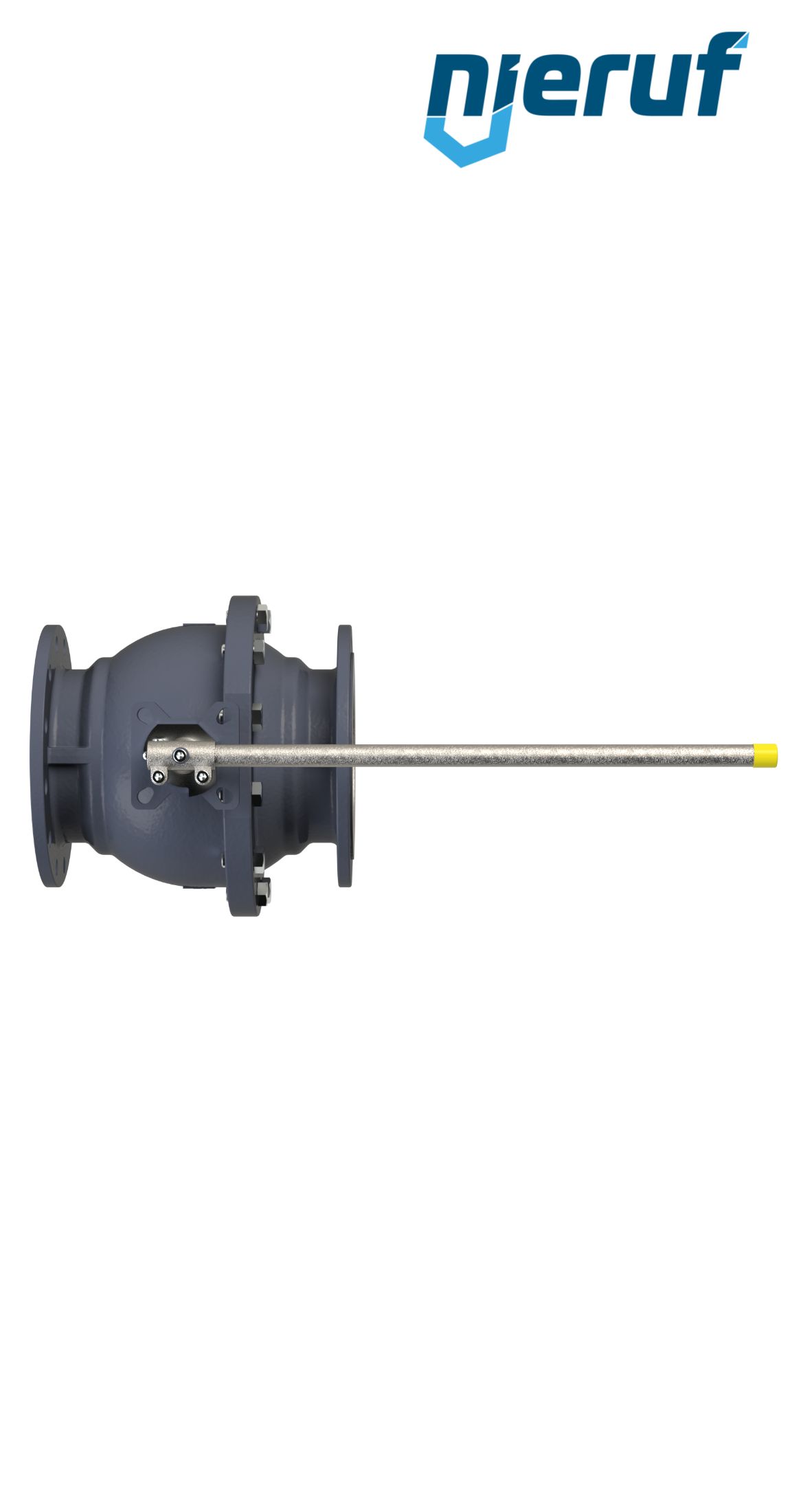 Flange ball valve DN150 FK02 GGG40 ball (solid) stainless steel 1.4408