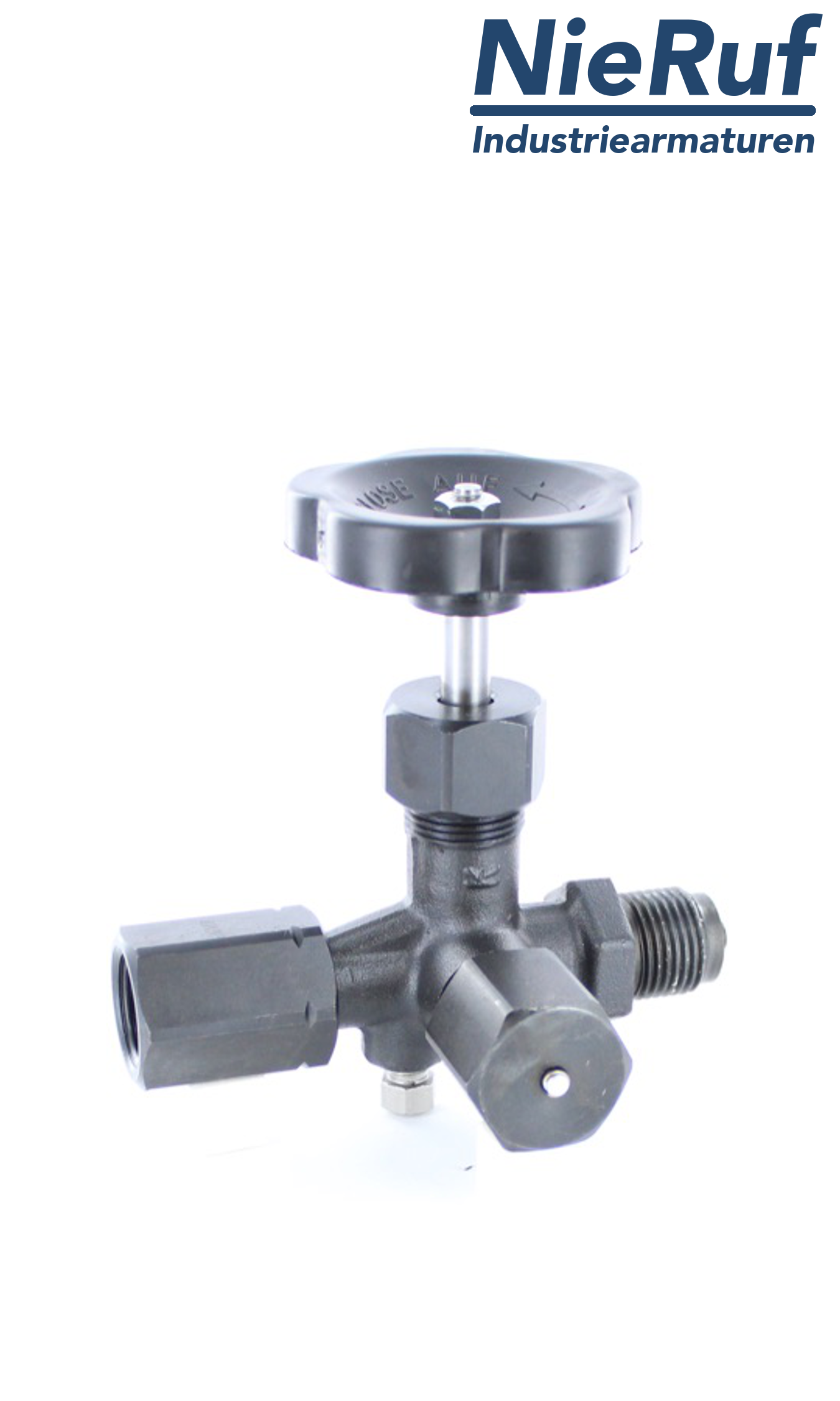 manometer gauge valves male thread x adapter for instrument holder with nut adjustable x test connector M20x1,5 DIN 16271 steel 1.0460 400 bar