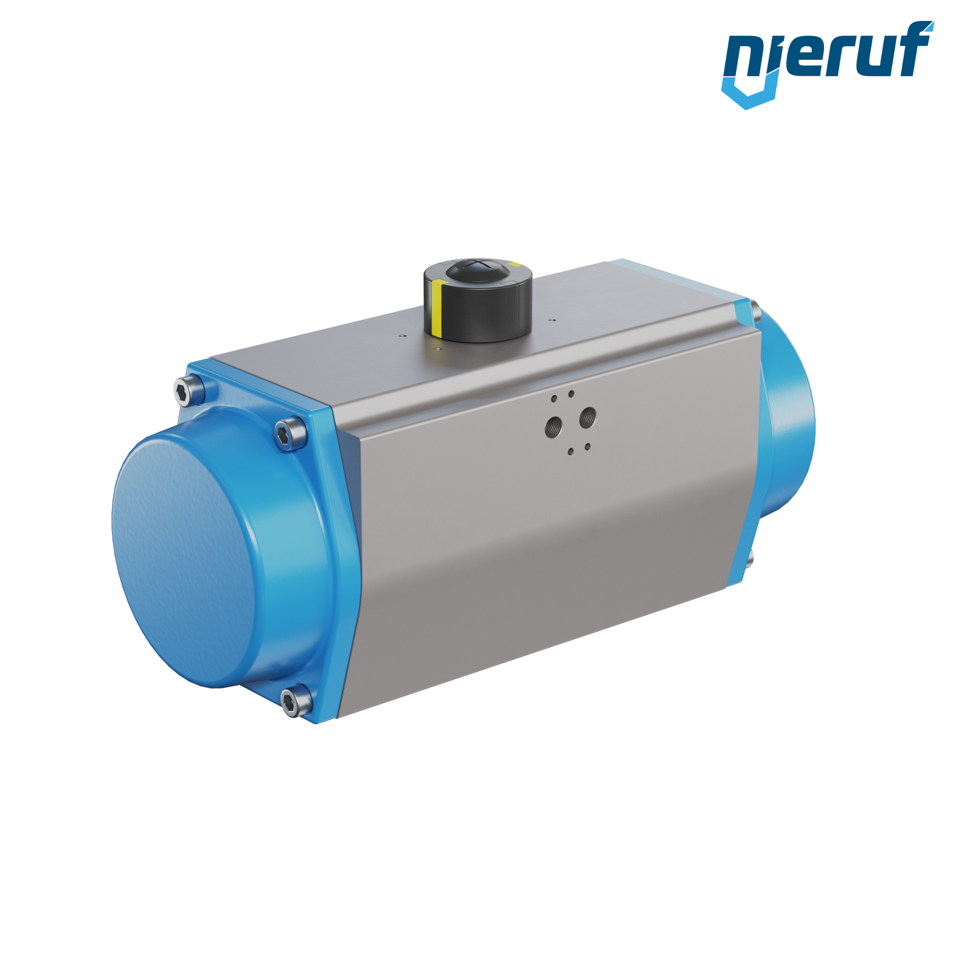 pneumatic actuator AN02 single acting, normally open high temperature version GS-140 90° with 5 springs