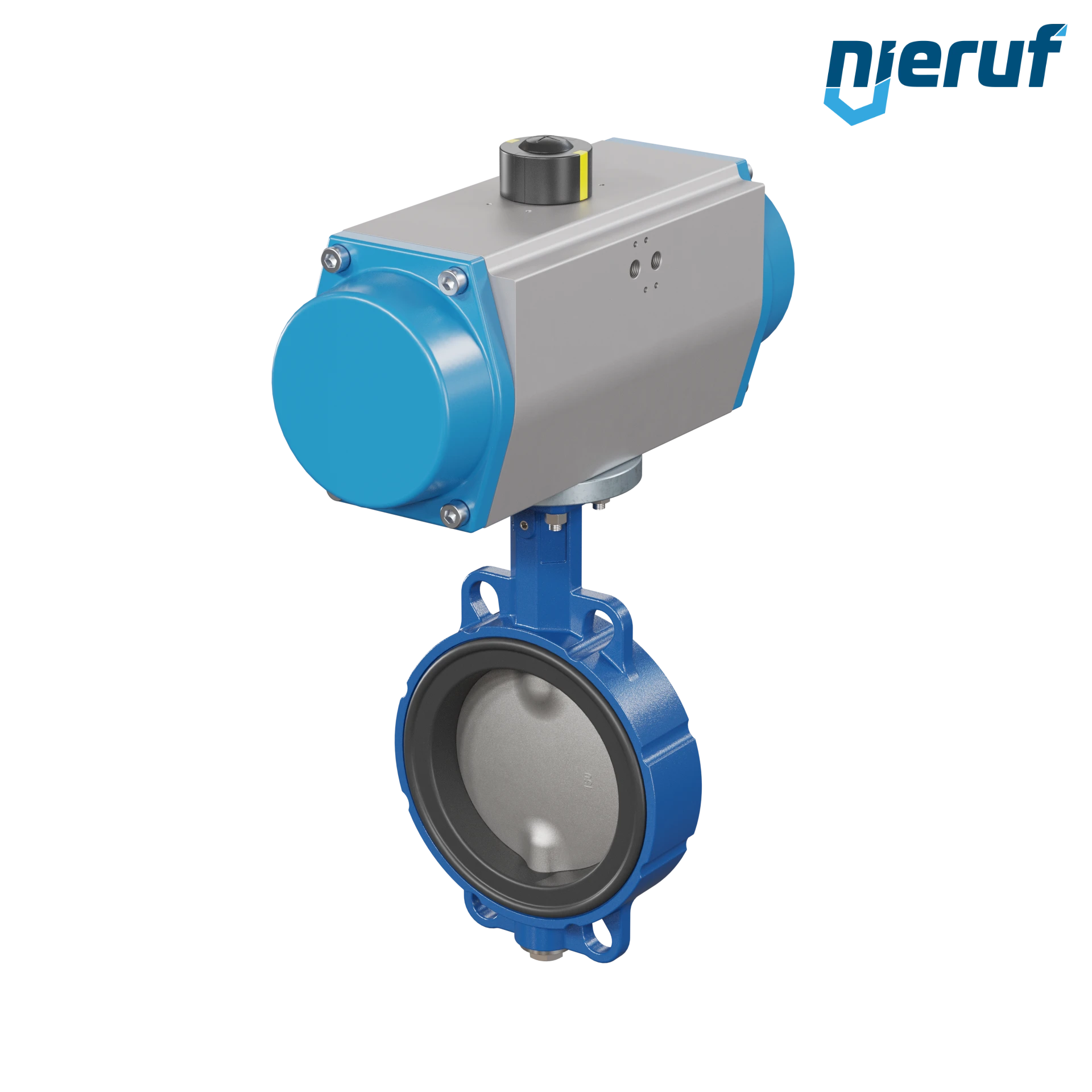 Butterfly valve DN 150 AK01 EPDM high temperature & FDA pneumatic actuator single acting normally closed