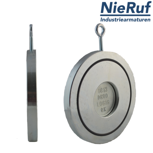 swing check valve DN100 ZR02 stainless steel A351 CF8M metall