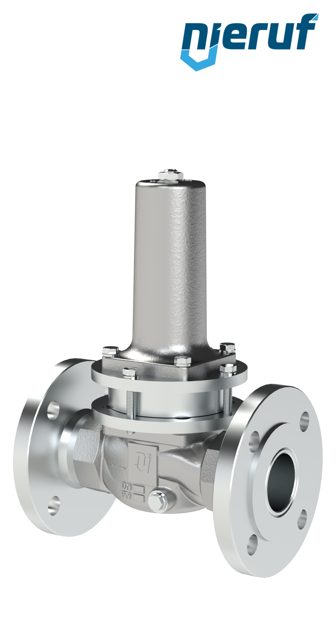 steam low pressure reducing valve DN50 type DM22 stainless steel PTFE / EPDM / FEPM 0.3 - 2.0 bar