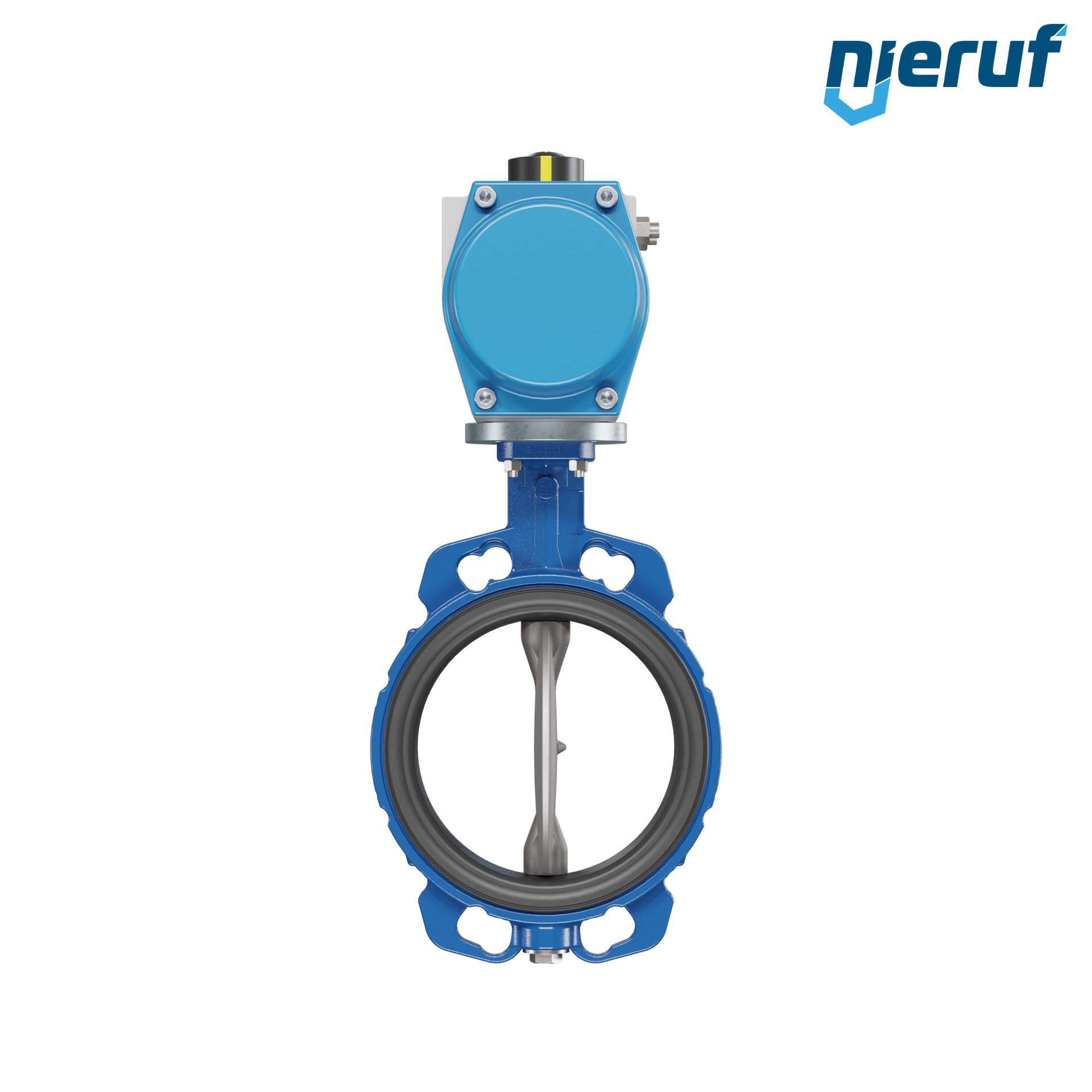 Butterfly valve DN 200 AK01 EPDM DVGW drinking water, WRAS, ACS, W270 pneumatic actuator single acting normally open