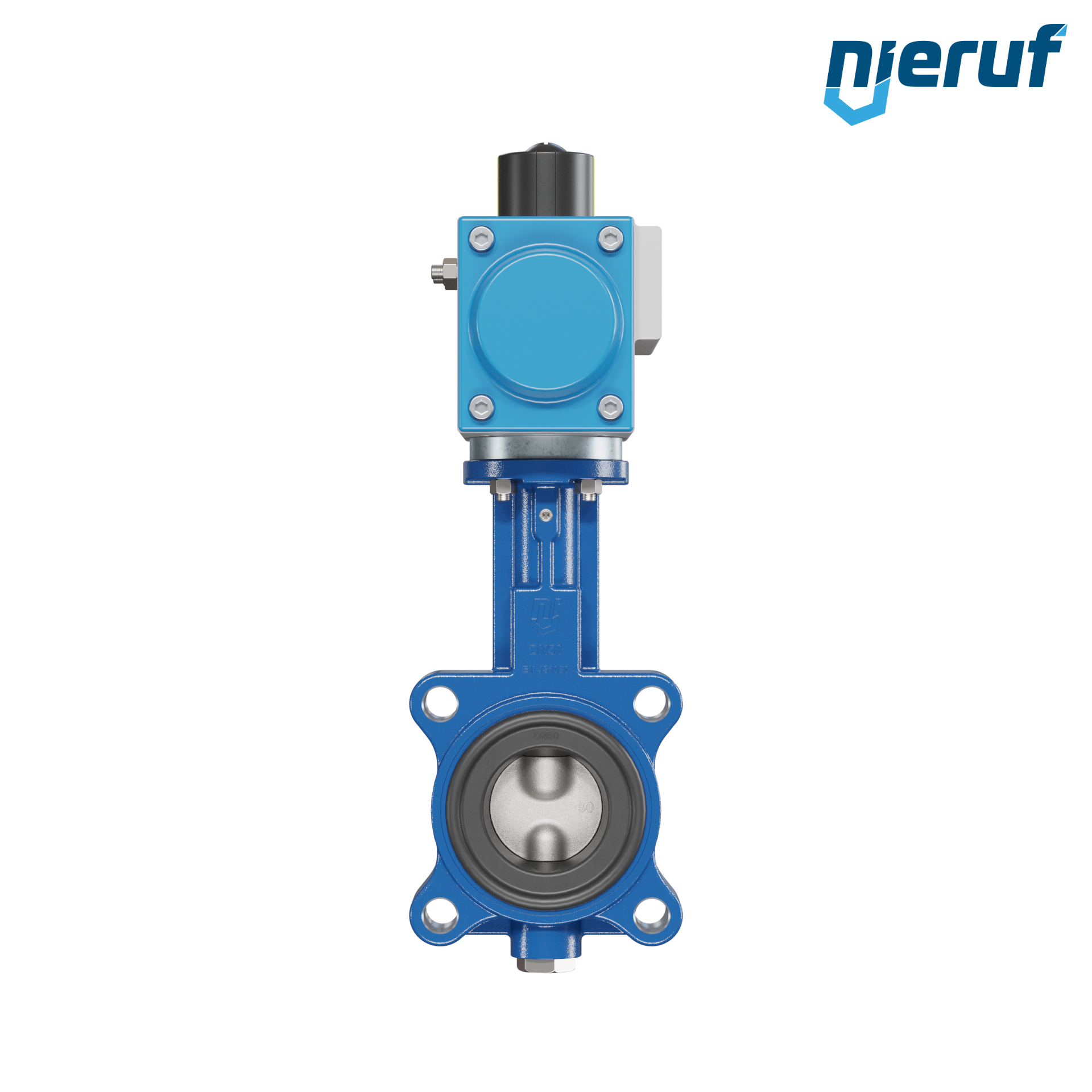 Butterfly valve DN 50 AK02 EPDM high temperature & FDA pneumatic actuator single acting normally closed