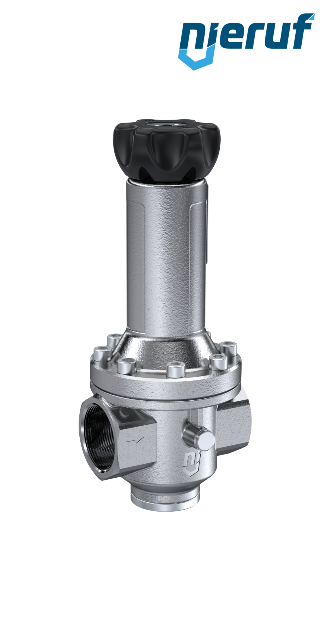precision-pressure reducing valve 1 1/2" inch DM15 stainless steel FKM 0.5 - 15.0 bar