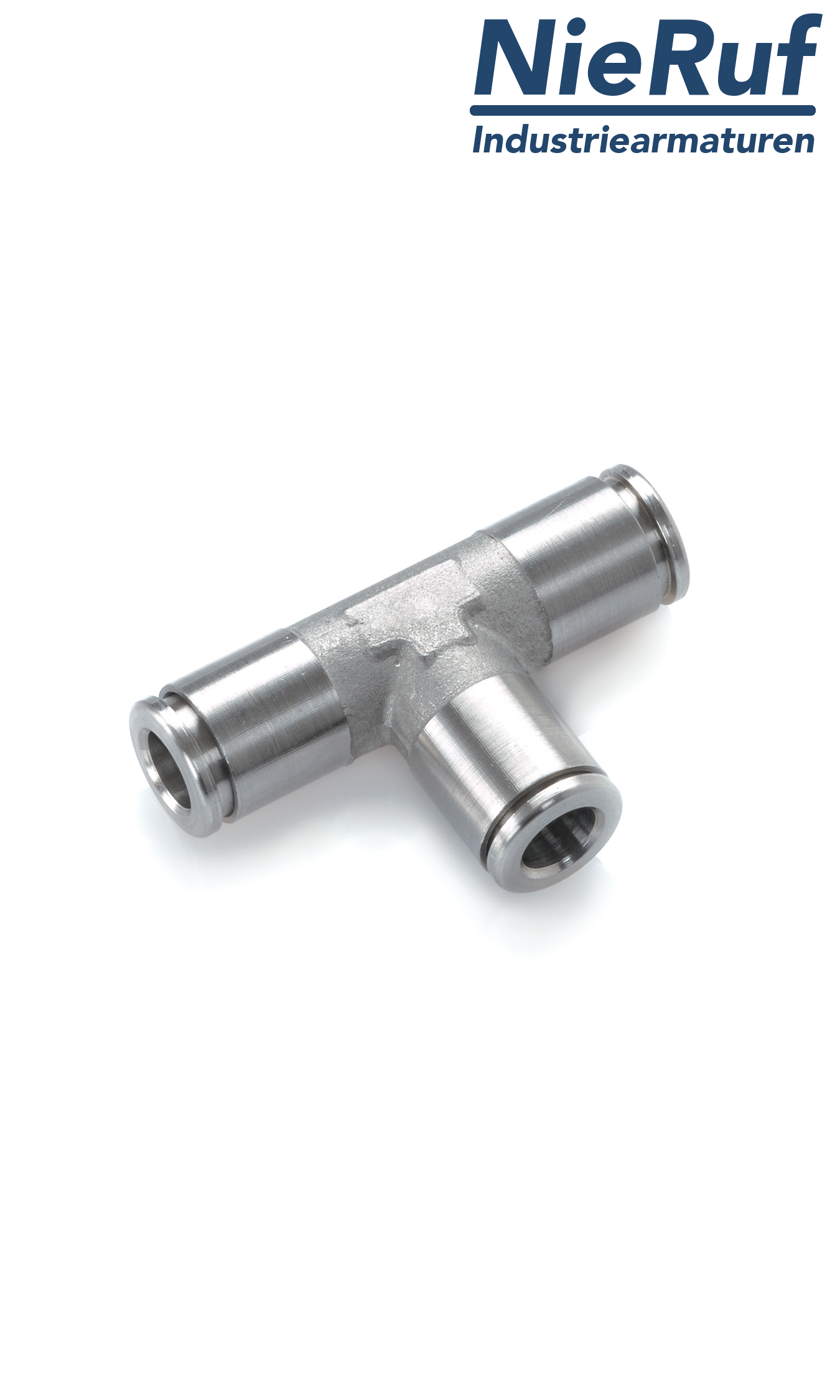 T-connector EF05 stainless steel FKM D6mm T-connector EF05 stainless steel FKM D6mm