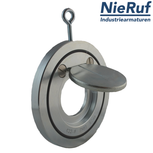 swing check valve DN100 ZR02 stainless steel A351 CF8M metall